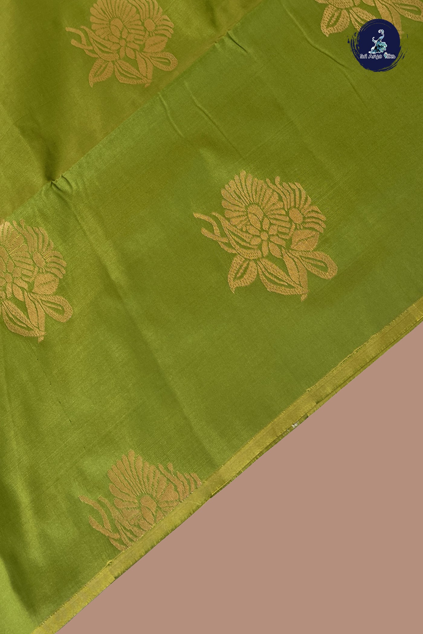 Mehendi Green Semi Soft Silk Saree With Zari Buttas Pattern