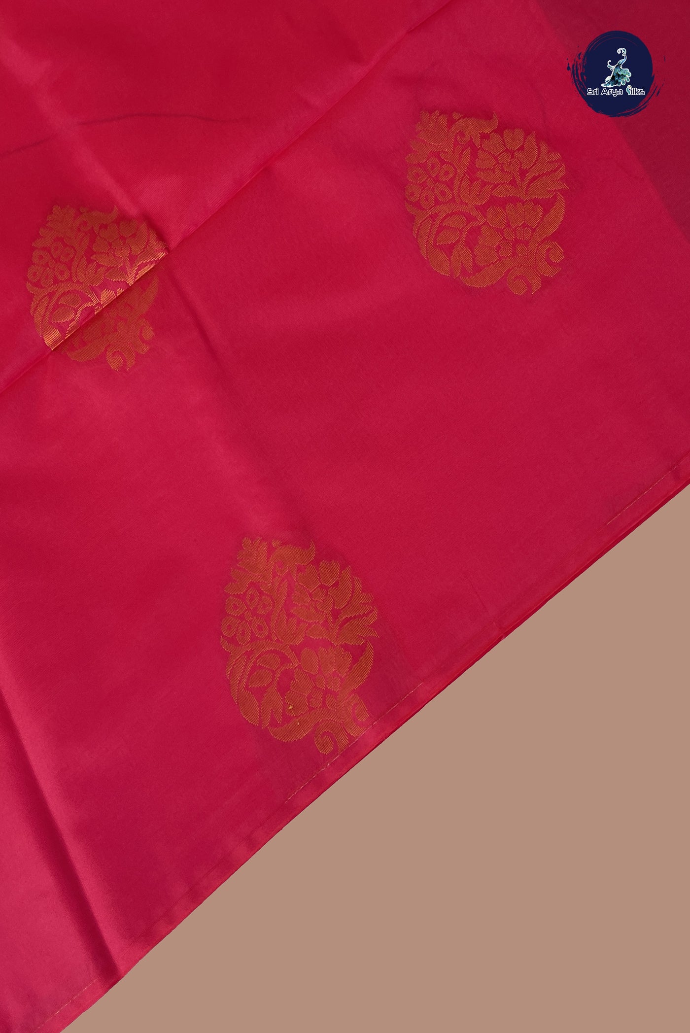 Pink Semi Soft Silk Saree With Zari Buttas Pattern