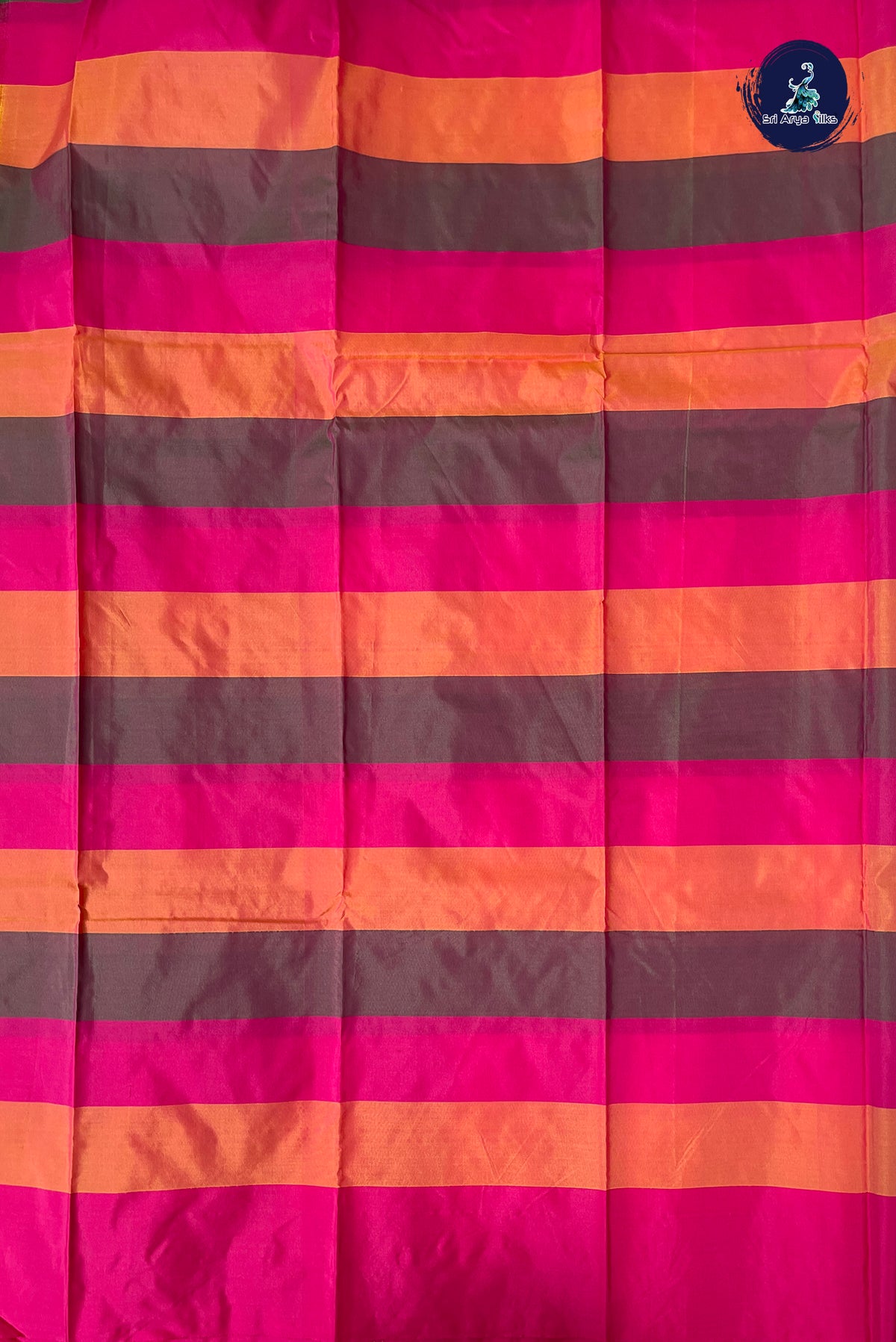 Multi Colour Semi Silk Saree With Paalum Pazham Kattam Pattern