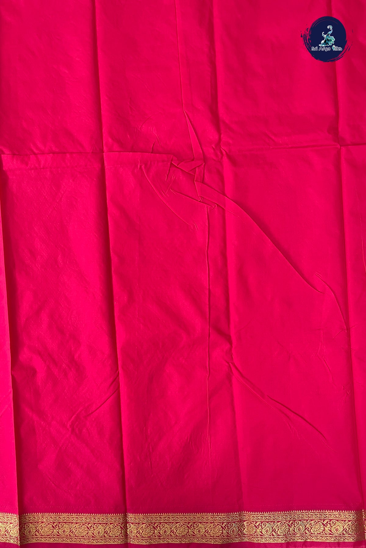 Reddish Pink Semi Silk Saree With Zari Buttas Pattern