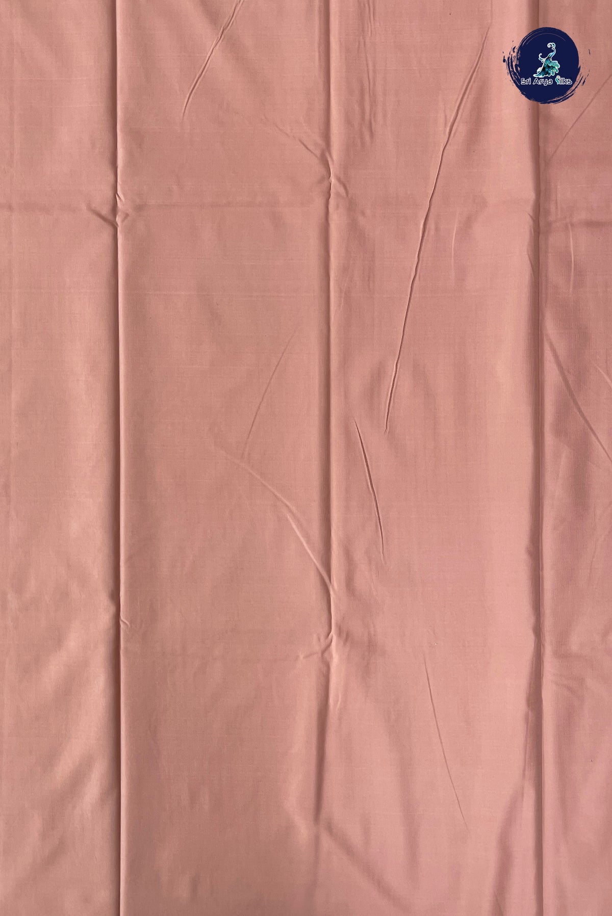 Light Pink Semi Silk Saree With Stripes Pattern