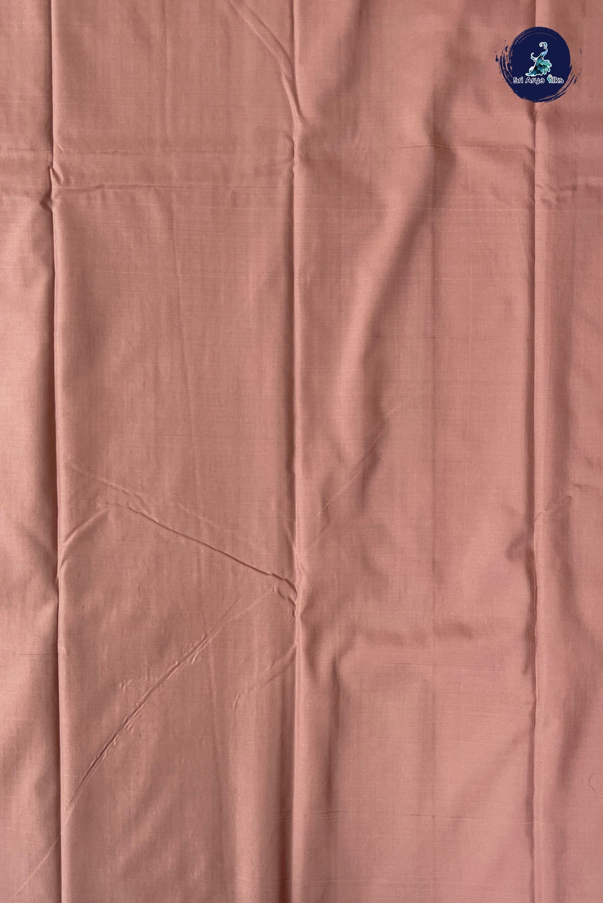 Mauve Pink Semi Silk Saree With Stripes Pattern
