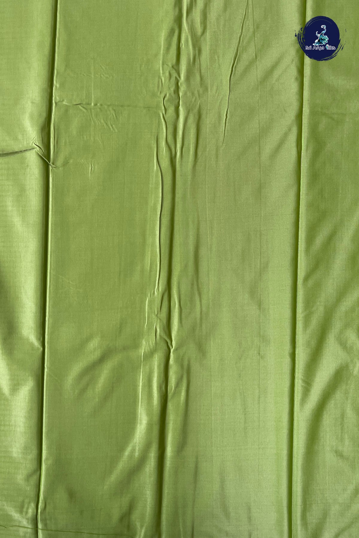 Green Semi Silk Saree With Stripes Pattern