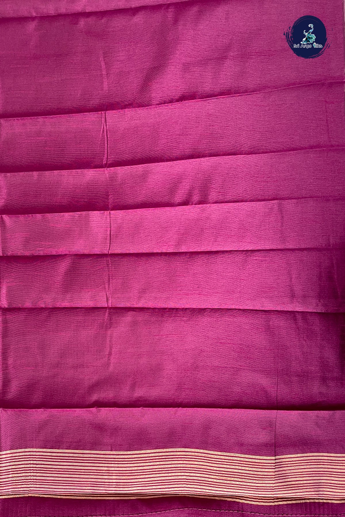 BeetRoot Shade Semi Silk Saree With Zari Buttas Pattern