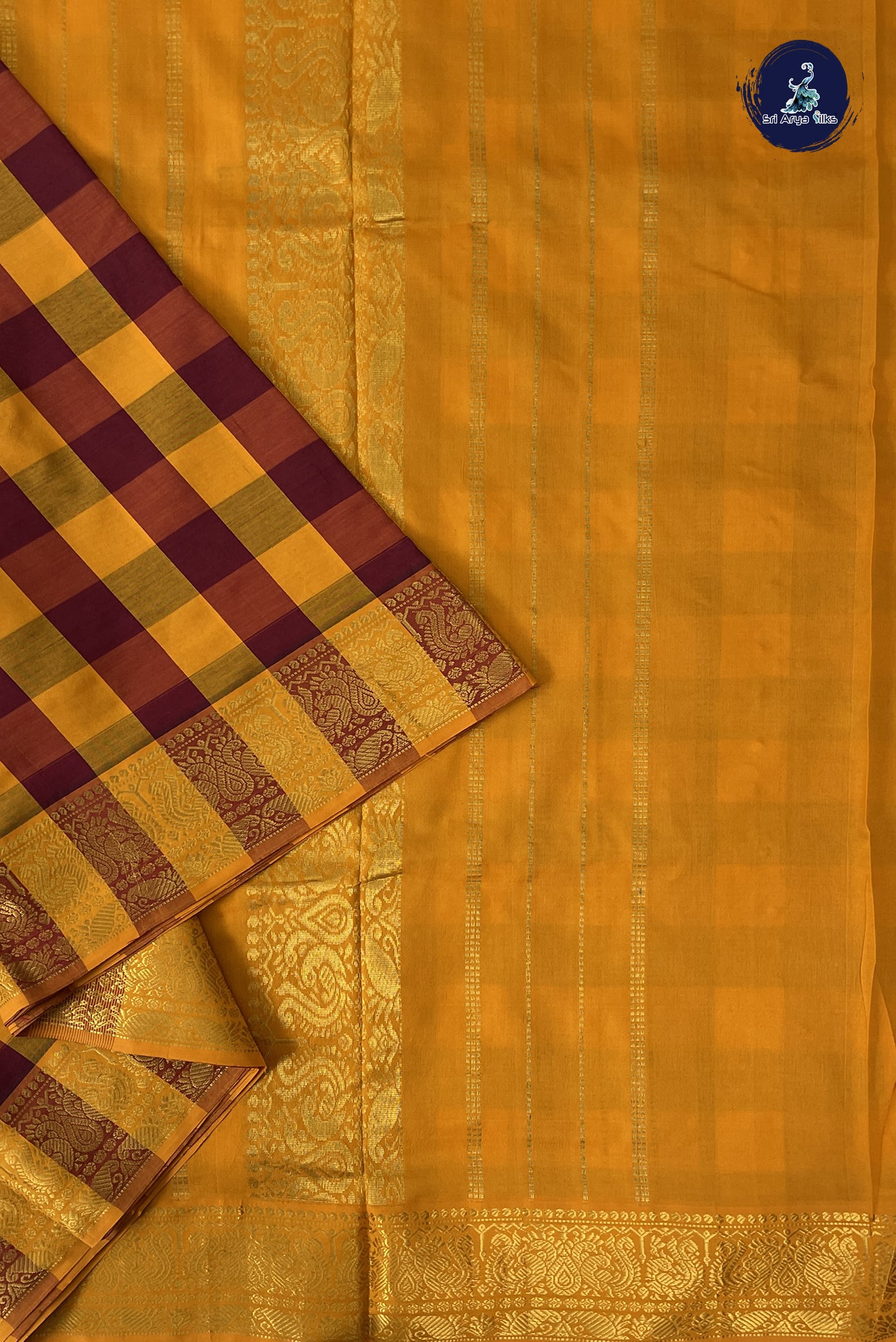 Multi Colour Madisar Semi Silk Cotton Saree with  Paalum Pazham Kattam