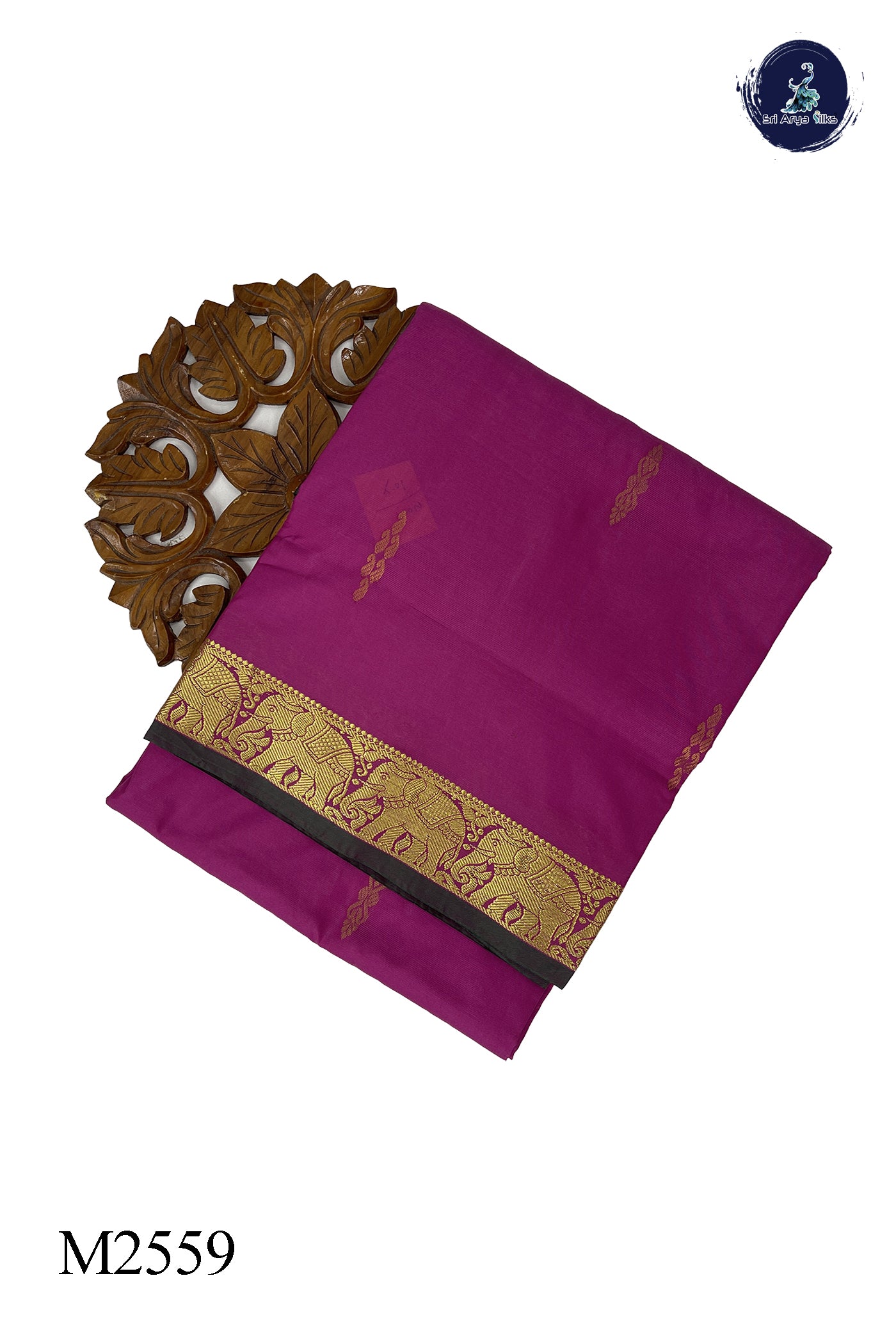 Pink Madisar Semi Silk Saree With Zari Buttas Pattern