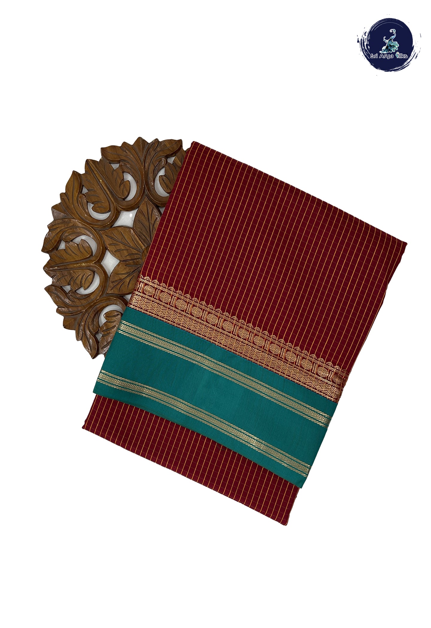 Arakku Madisar Semi Silk Cotton Saree With Checked Pattern