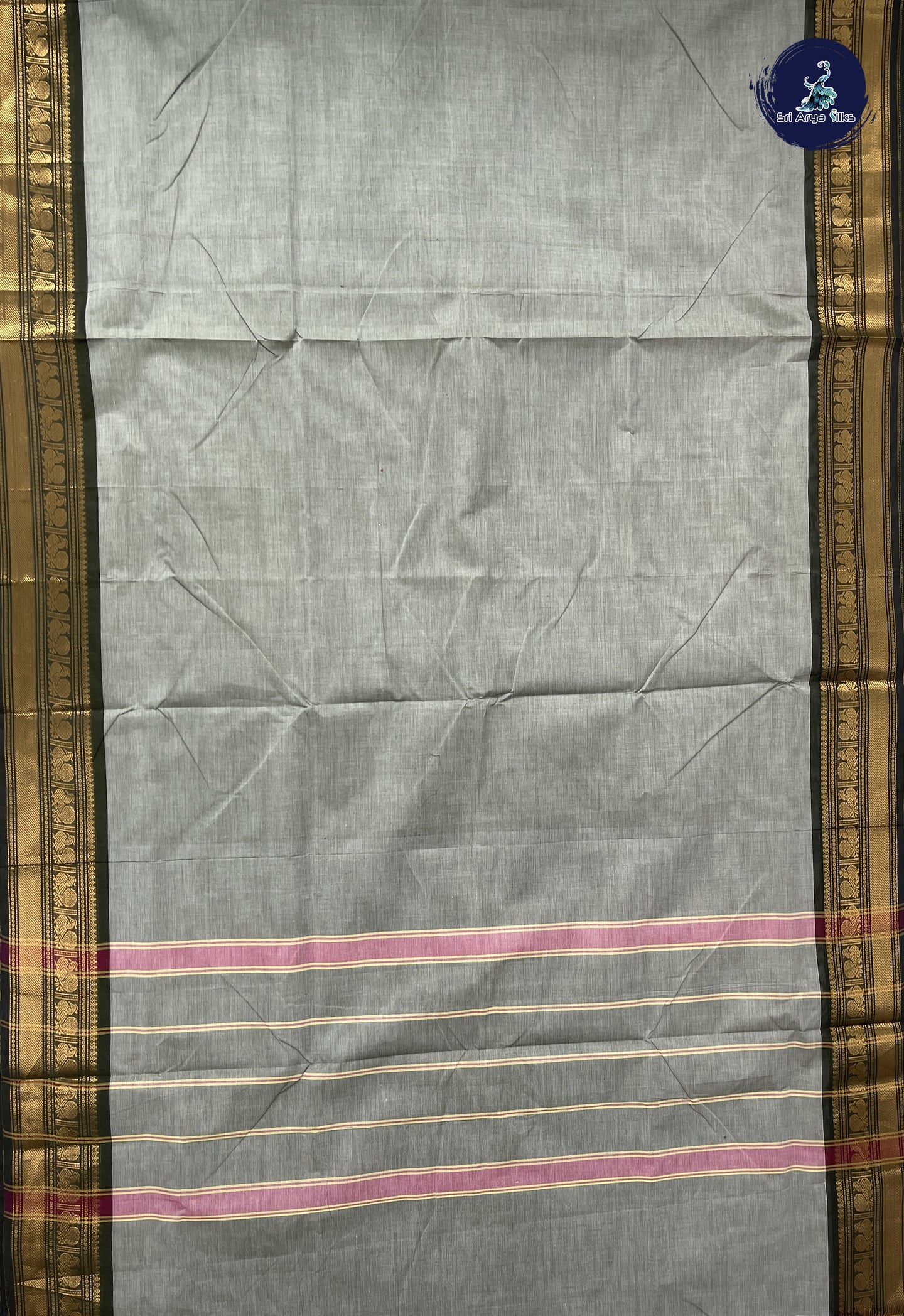 Pastel Shade 10.5 Yards Madisar Saree With Plain Pattern