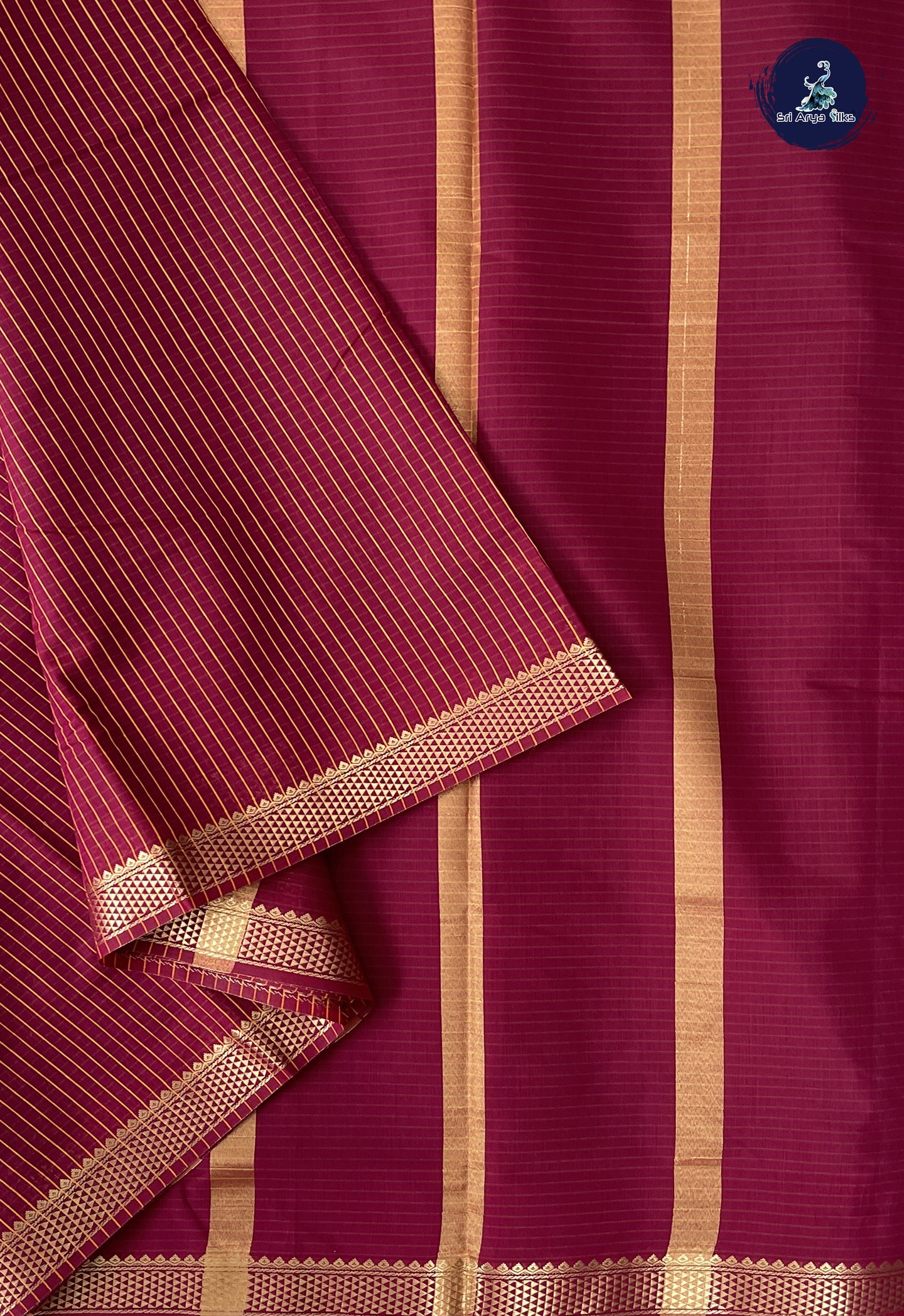 Arakku Madisar Semi Silk Cotton Saree With Checked Pattern
