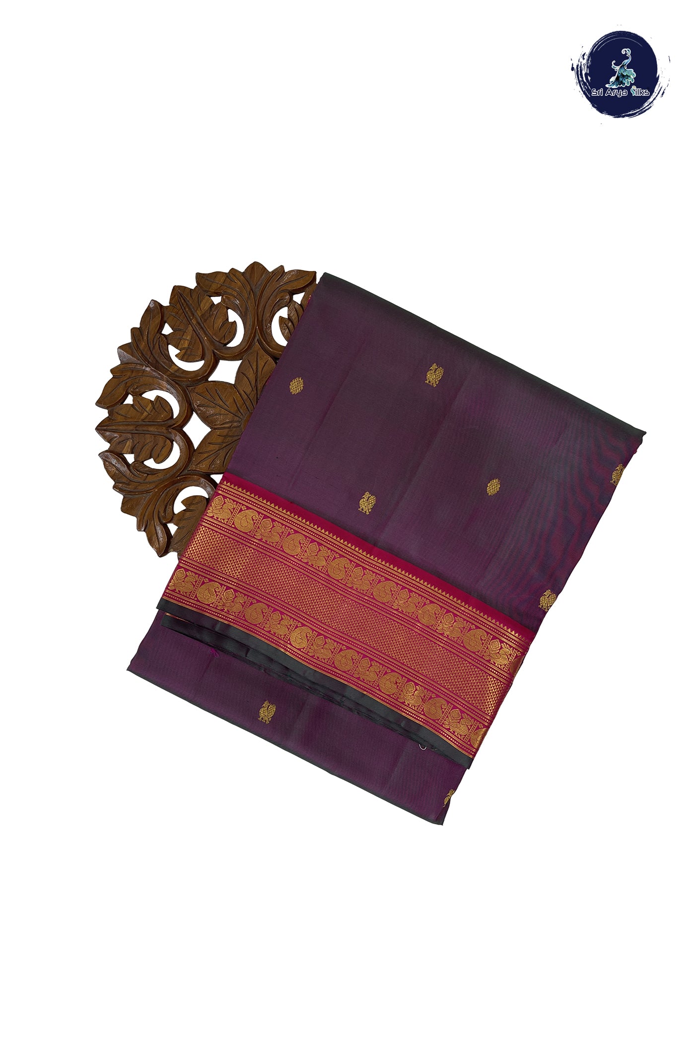 Dual Tone Pink Madisar 10 Yards Silk Saree With Zari Buttas Pattern