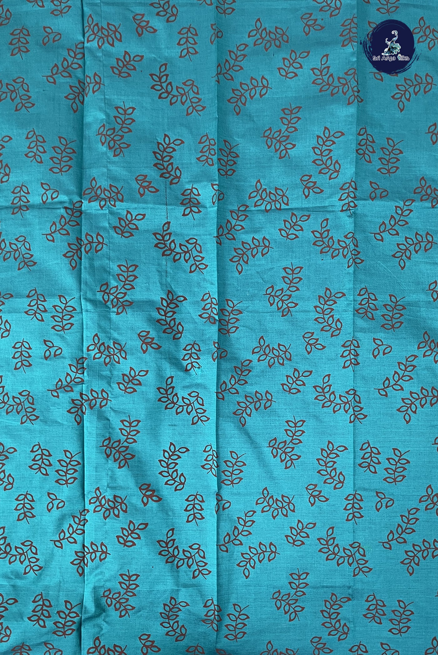 Dual Tone Brown Madisar Semi Silk Cotton Saree With Printed Pattern