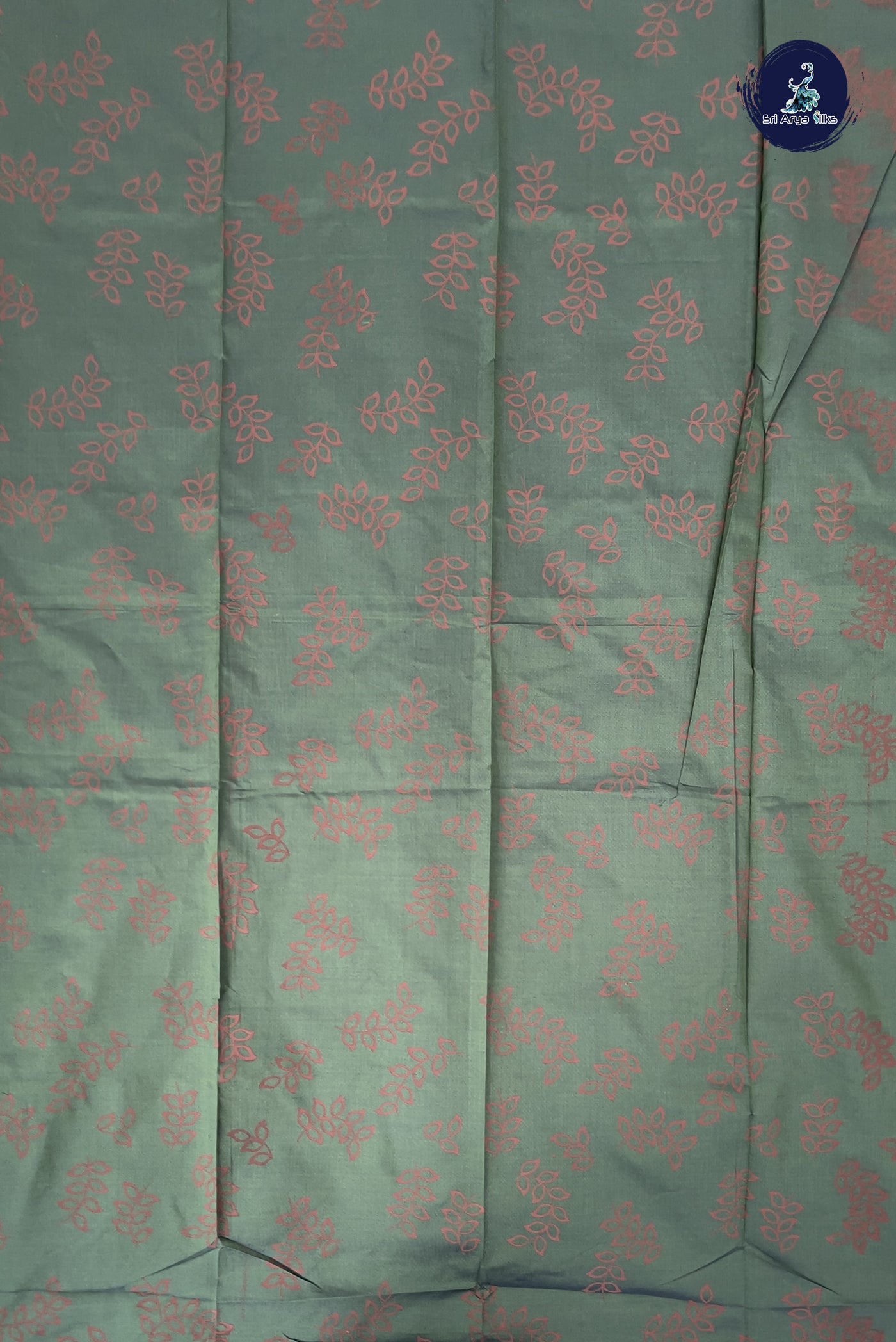 Dual Tone Brown Madisar Semi Silk Cotton Saree With Printed Pattern