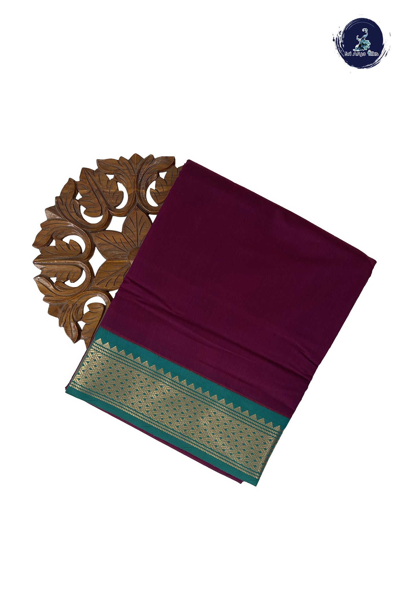 Snuf Madisar Semi Silk Cotton Saree With Plain Pattern