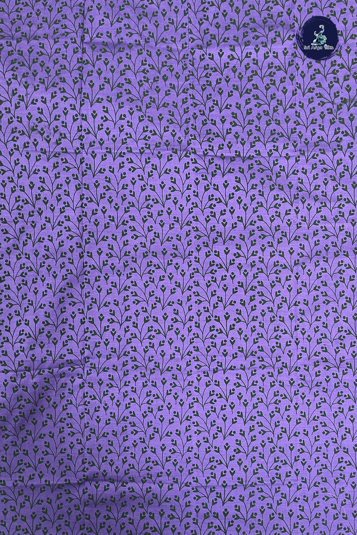 Dark Green Madisar Semi Silk Cotton Saree With Printed Pattern