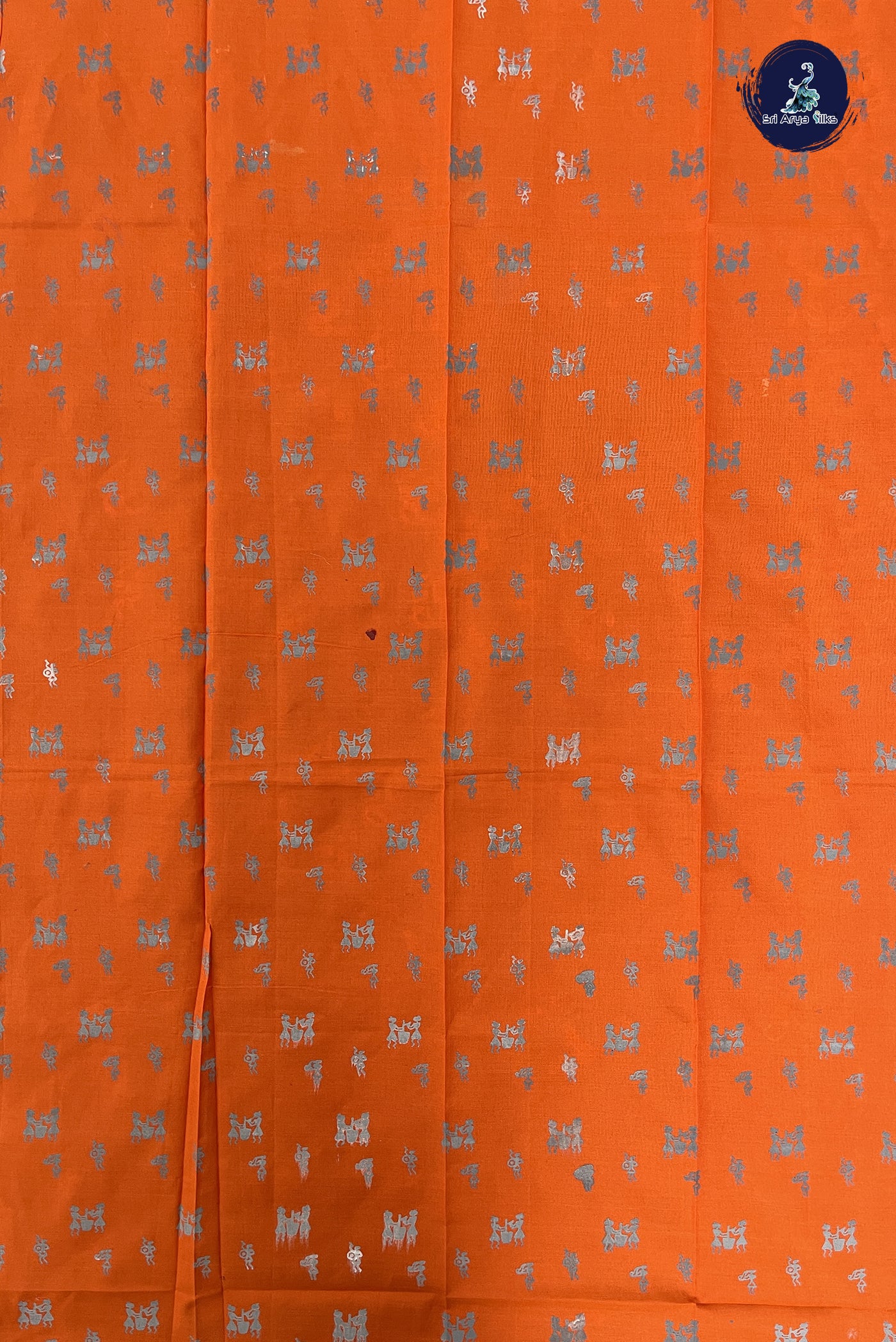 Grey Madisar Semi Silk Cotton Saree With Printed Pattern