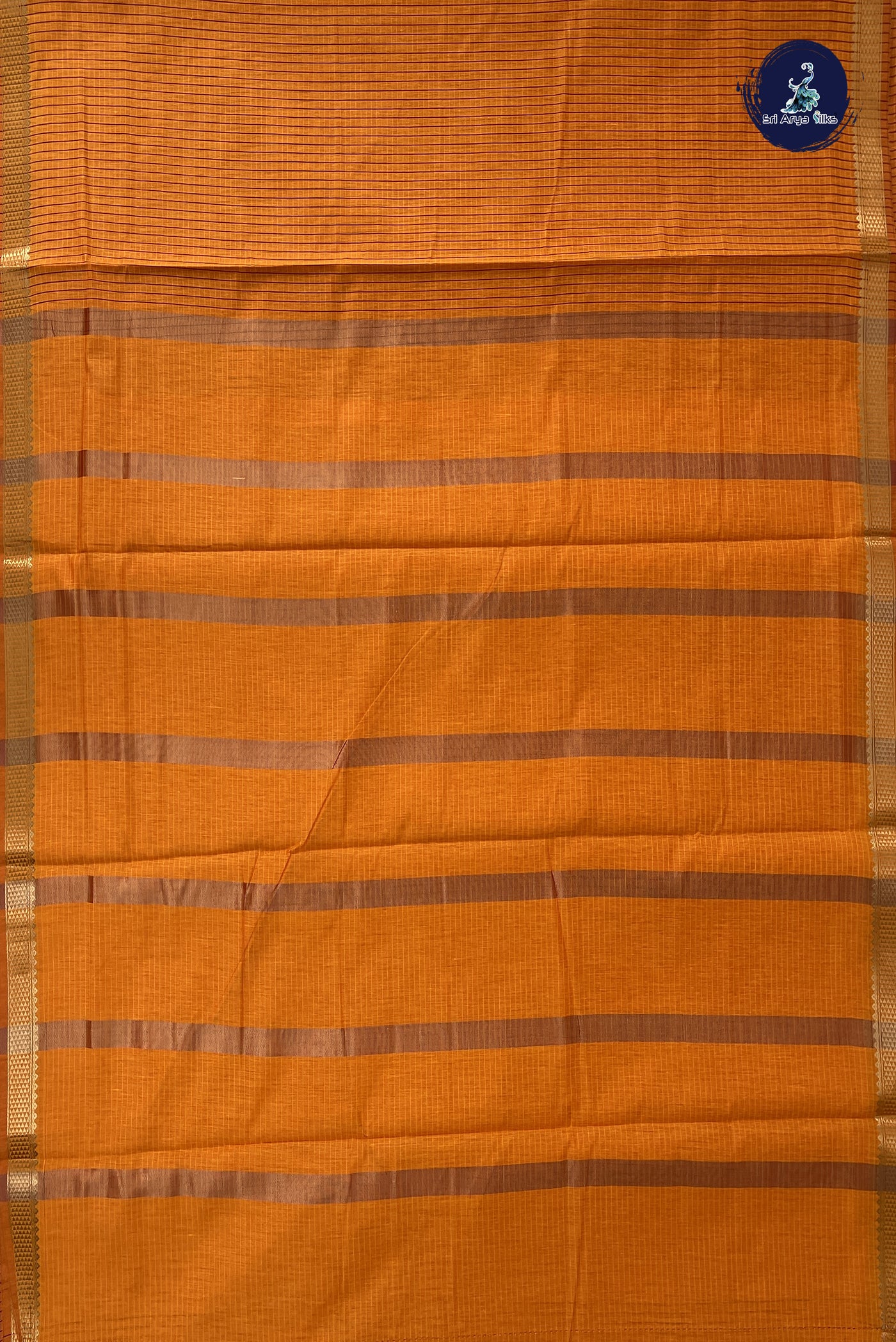 Mango Yellow Madisar Semi Silk Cotton Saree With Checked Pattern