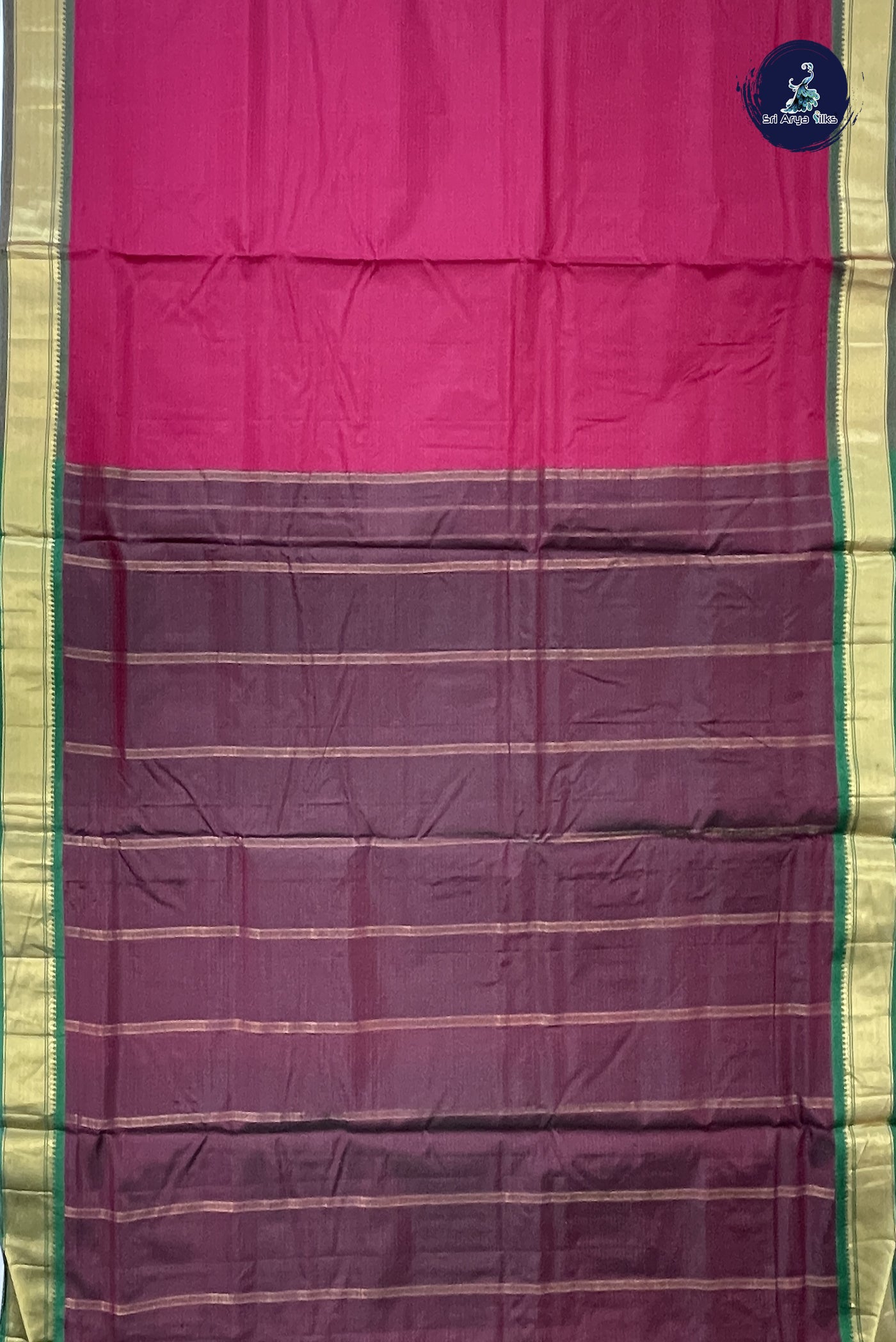 Arakku Madisar 10 Yards Silk Saree With Doria Lines Pattern