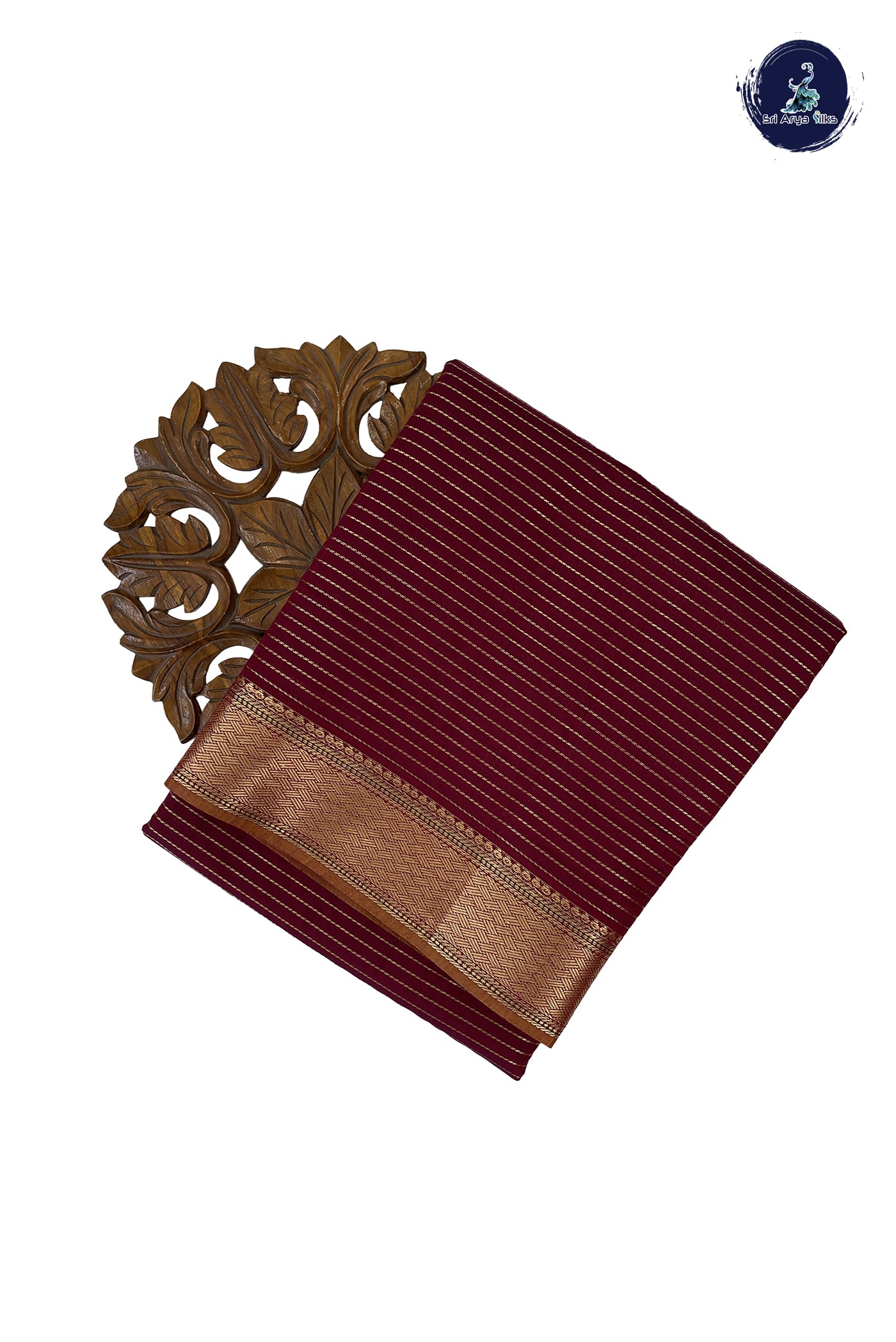 Arakku Madisar Semi Silk Cotton Saree With Vaira Oosi Pattern