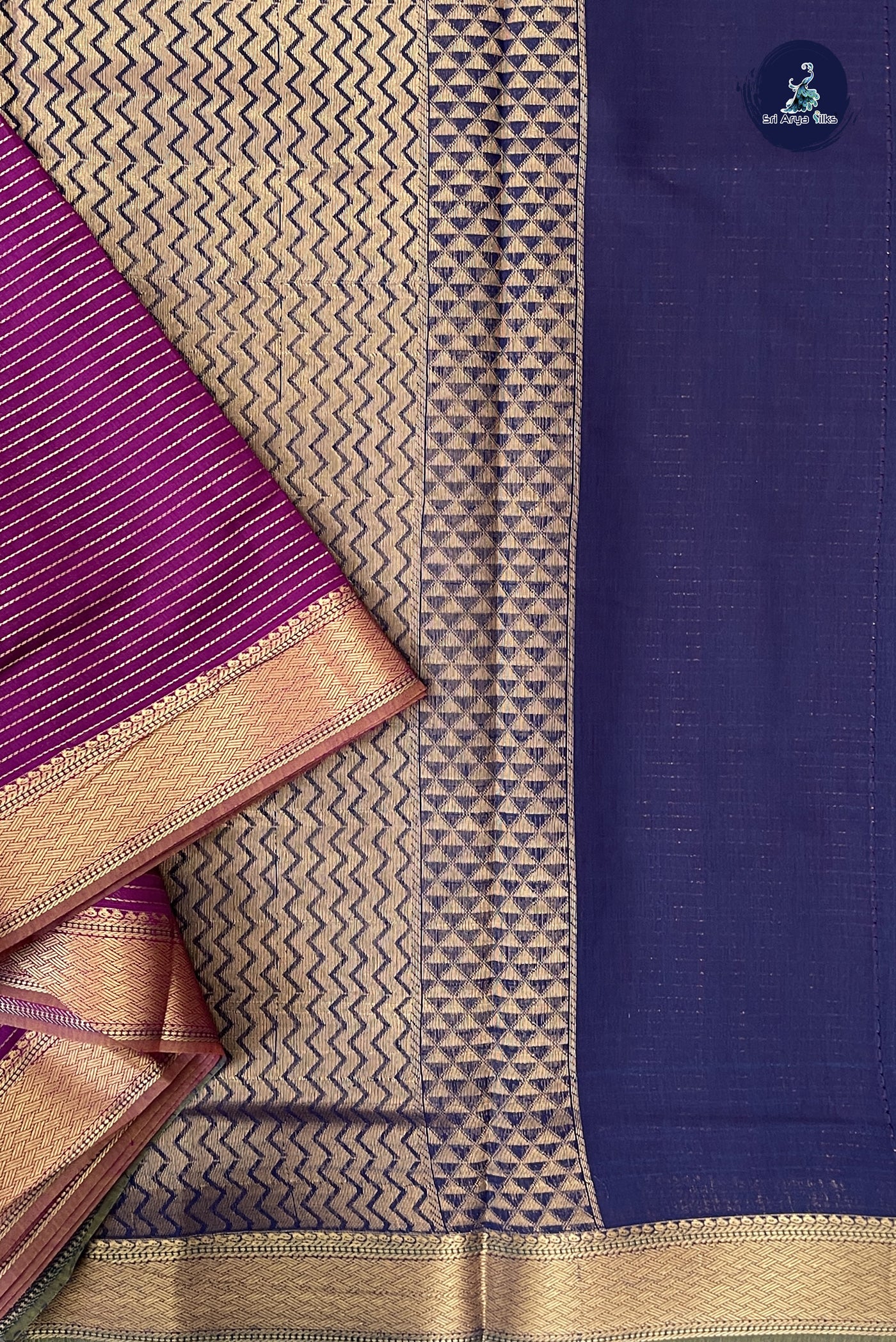 BeetRoot Shade Madisar Semi Silk Cotton Saree With Vaira Oosi Pattern
