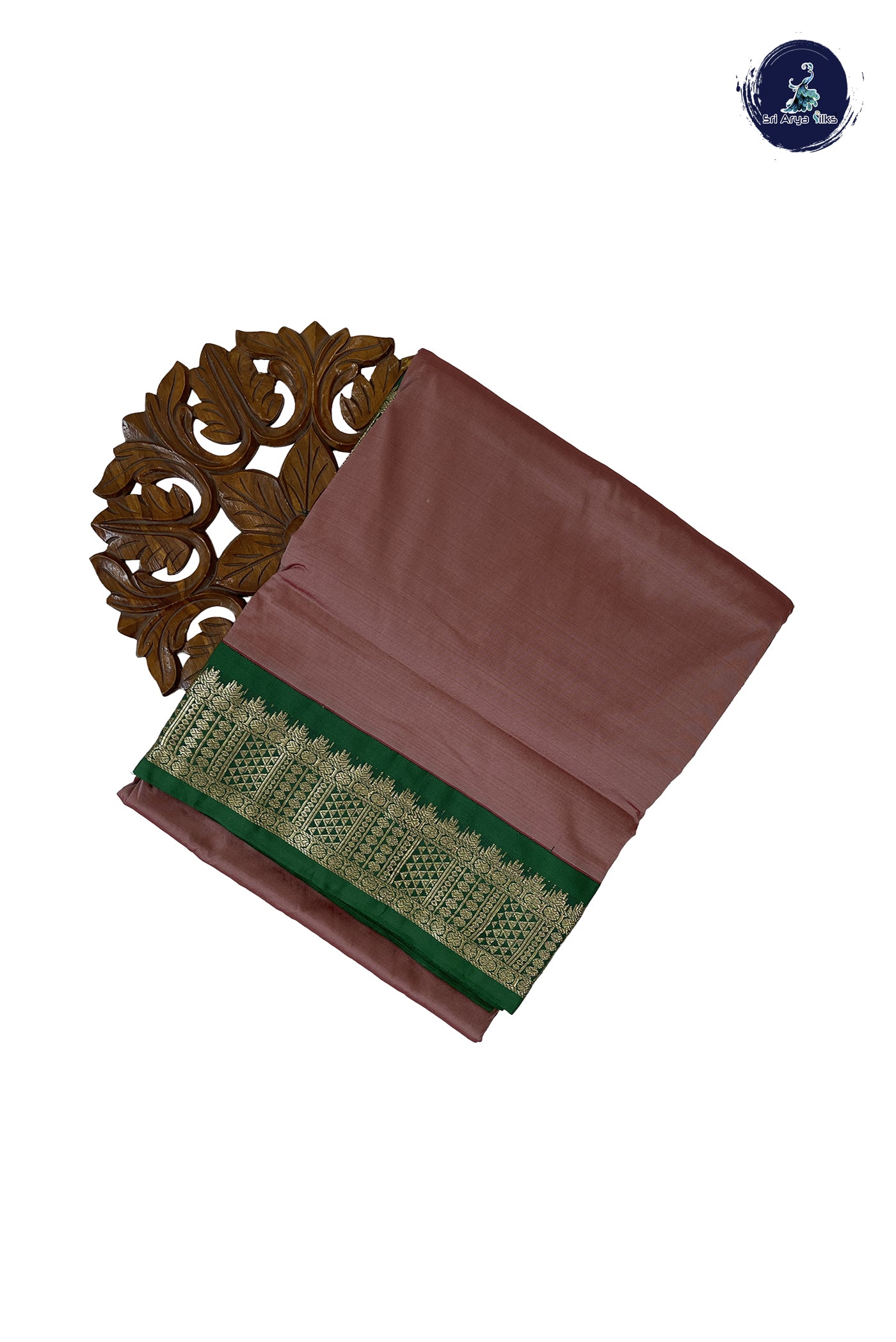 Pastel Shade Madisar Semi Silk Saree With Plain Pattern