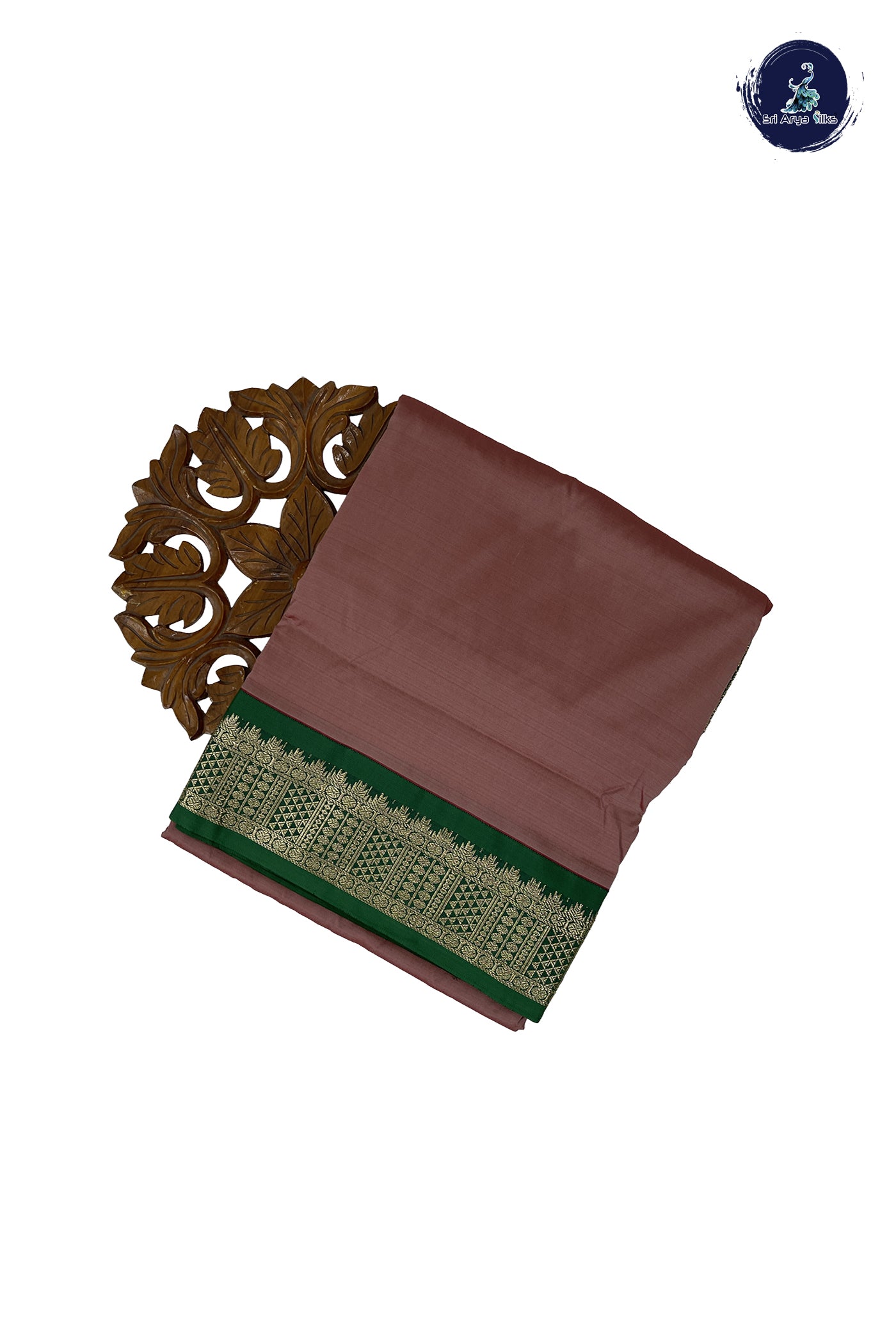 Pastel Shade Madisar Semi Silk Saree With Plain Pattern