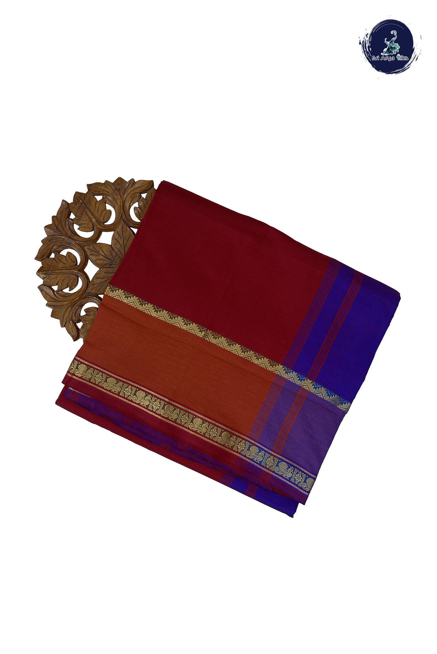 Arakku Madisar Semi Silk Cotton Saree With Doria Lines Pattern