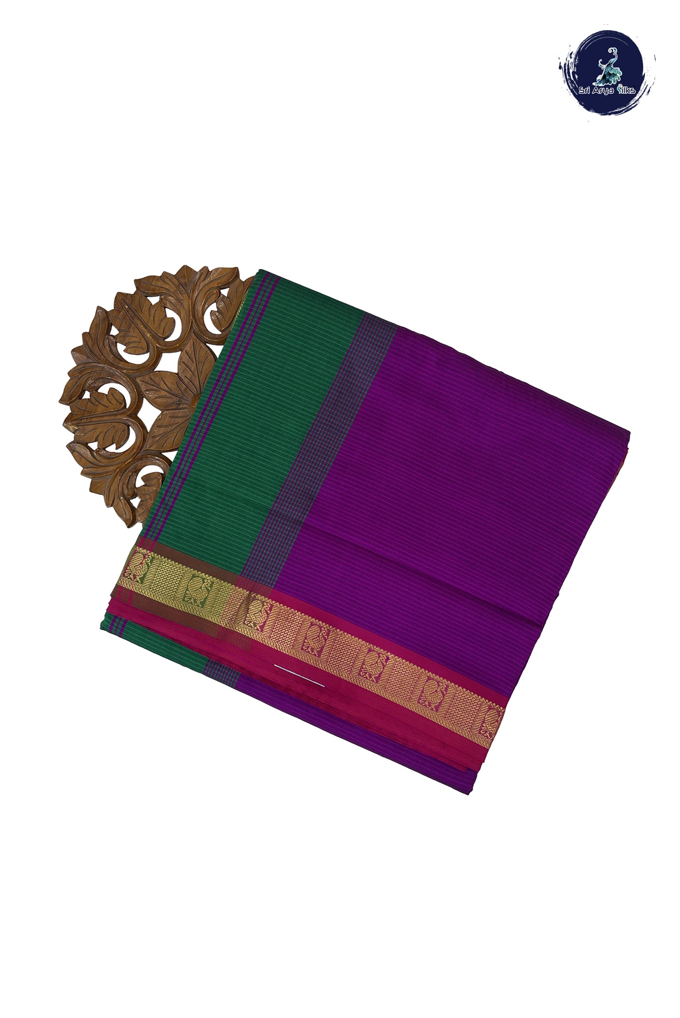 Vadamalli Madisar Semi Silk Cotton Saree With Doria Lines Pattern