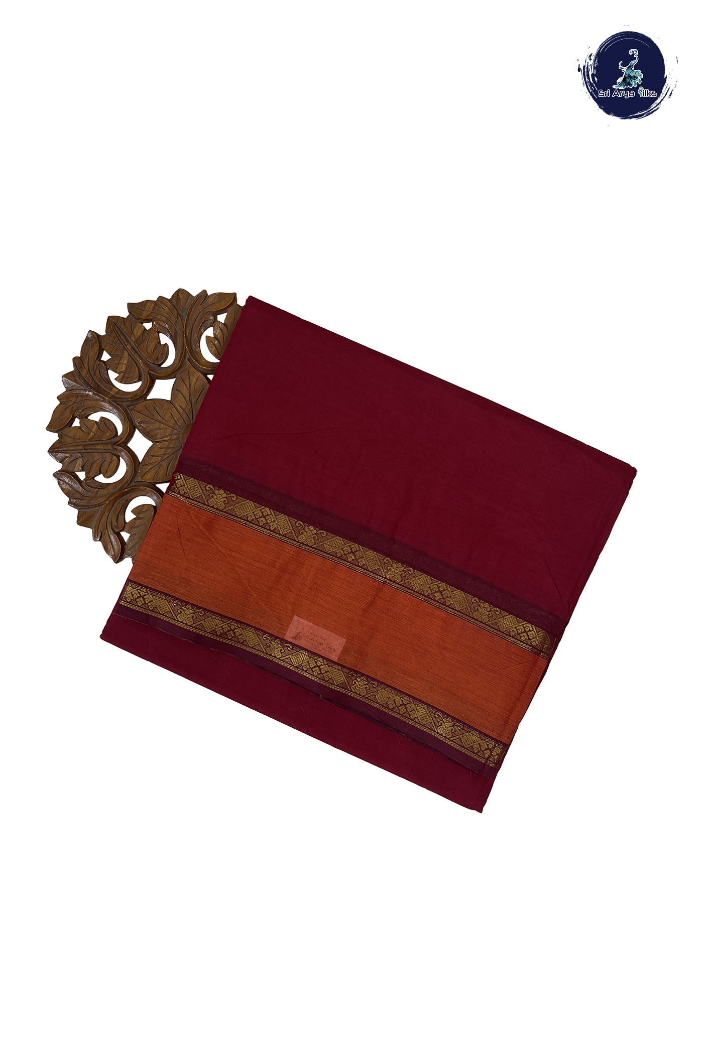 Arakku 10 Yards Madisar Cotton Saree With Plain Pattern