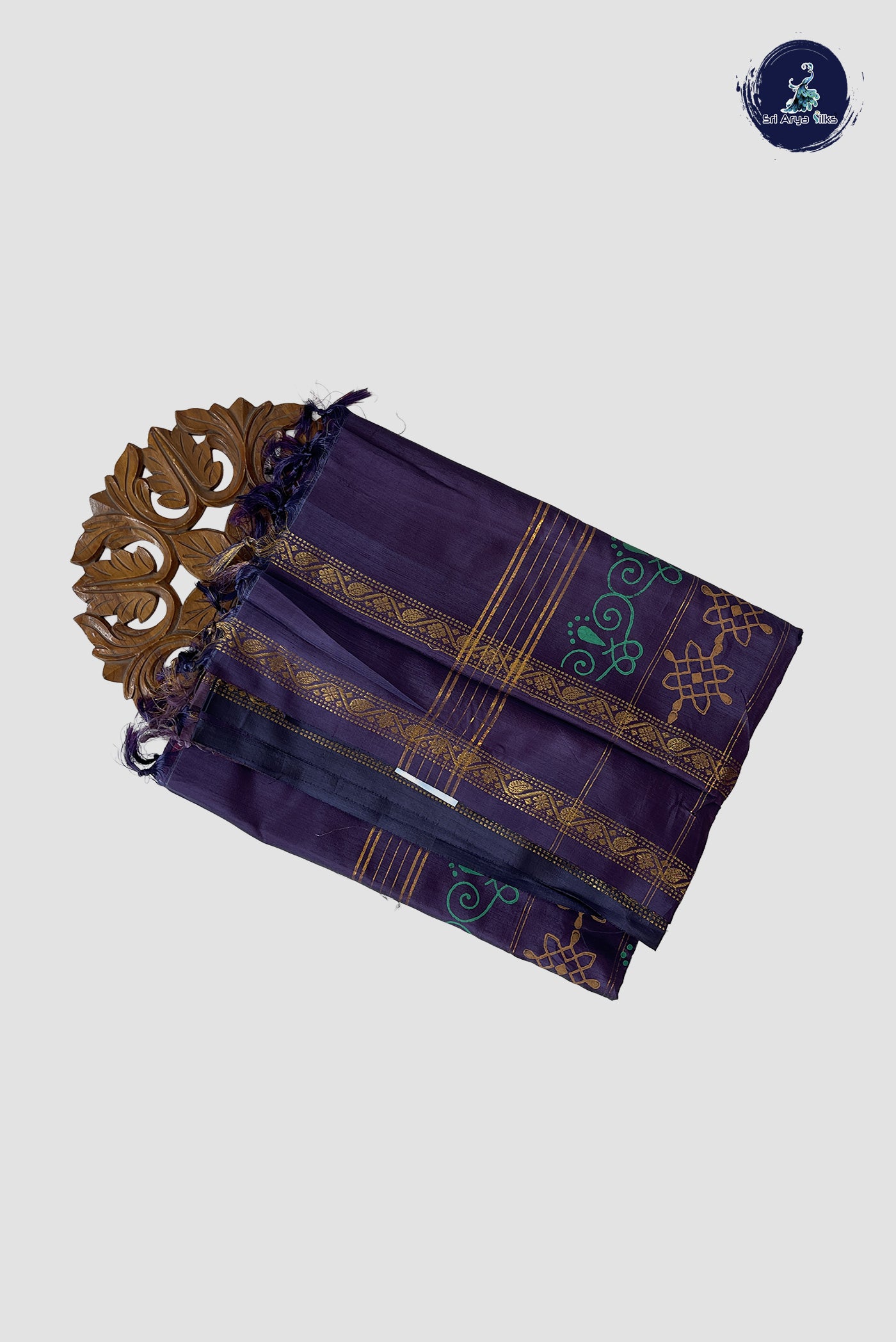 BeetRoot Shade Vaazhainaar Pattu Madisar Silk Saree With Printed Pattern