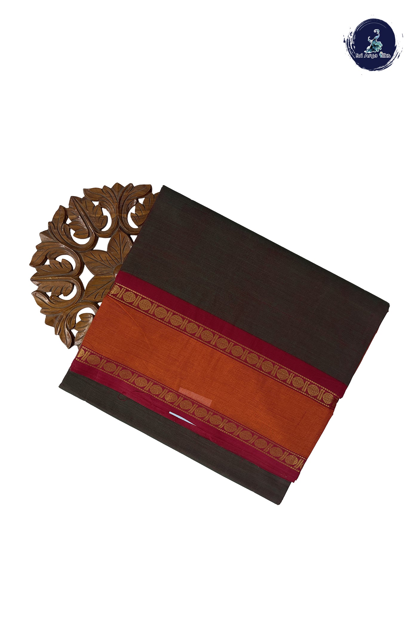 Manthulir Madisar Cotton Saree With Plain Pattern