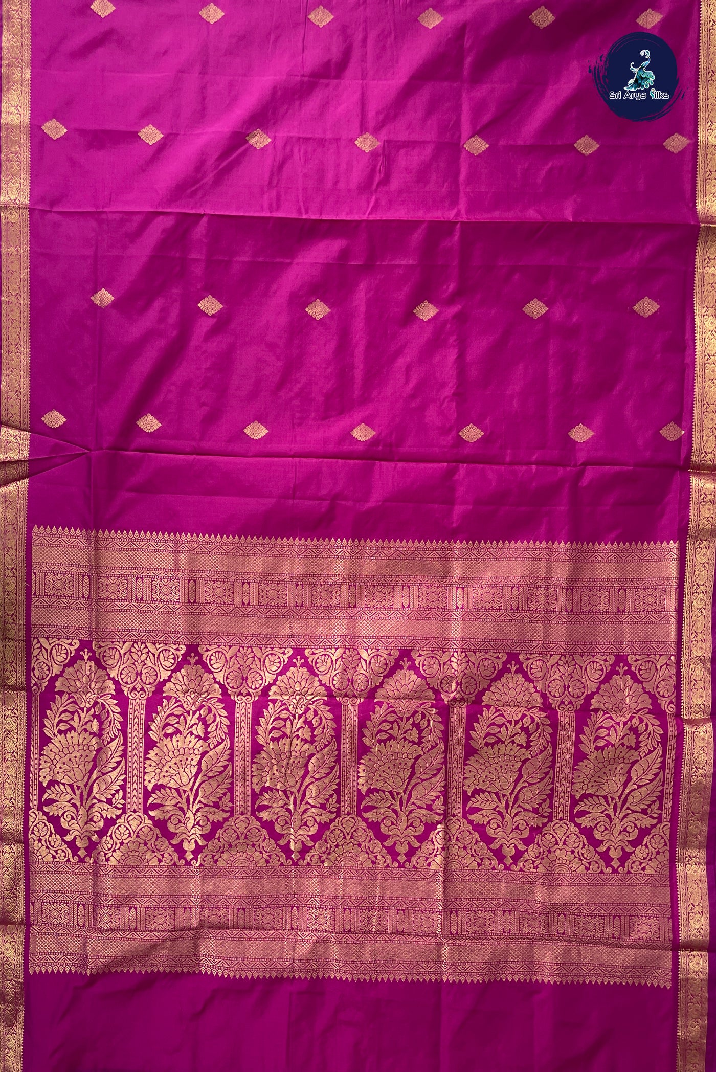 Vadamalli Madisar Semi Silk Saree With Zari Buttas Pattern