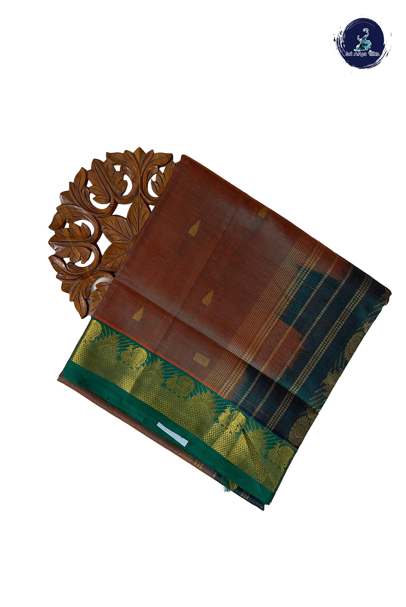 Manthulir Madisar Silk Cotton Saree With Vaira Oosi Pattern