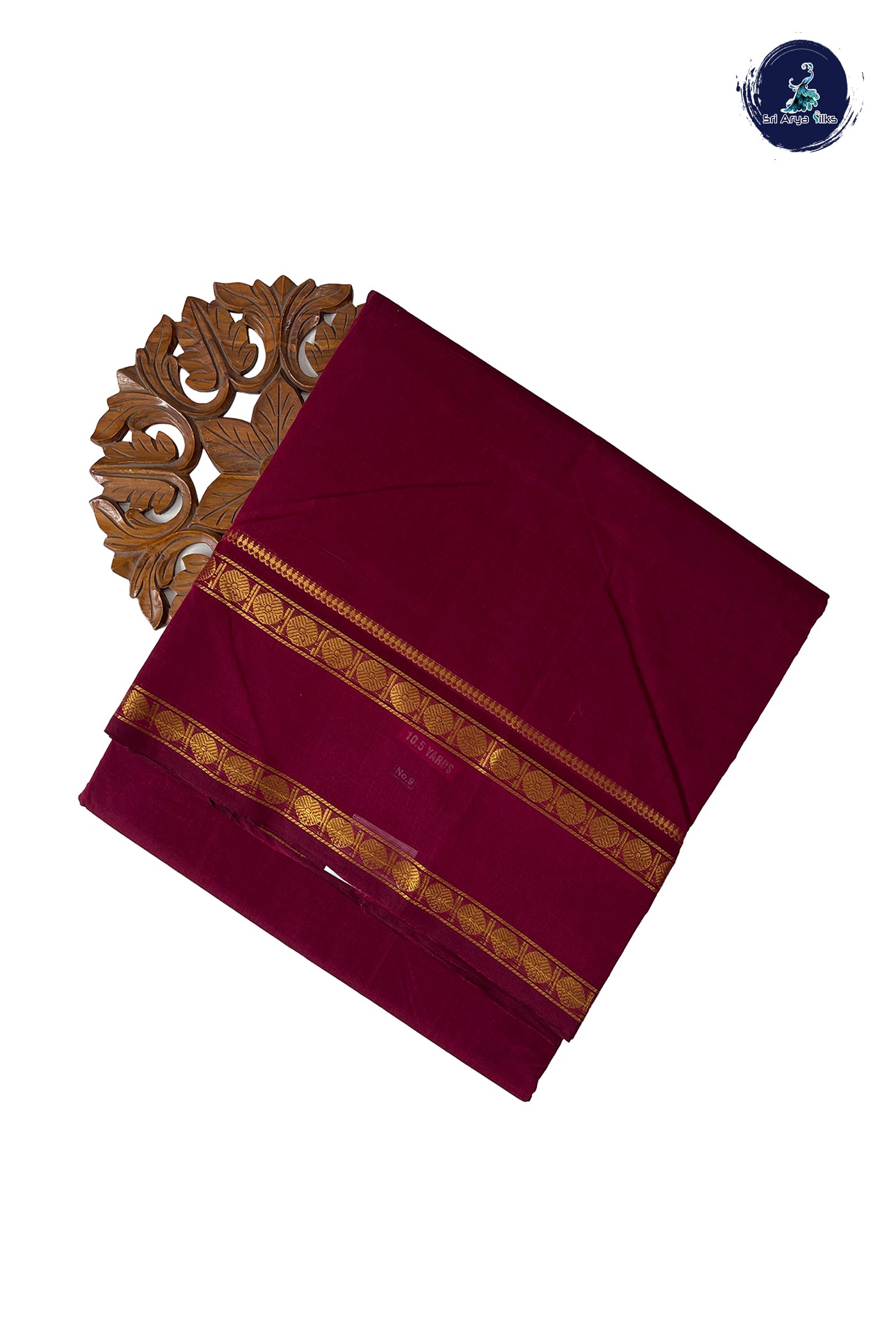 Arakku 10.5 Yards Madisar Saree With Plain Pattern