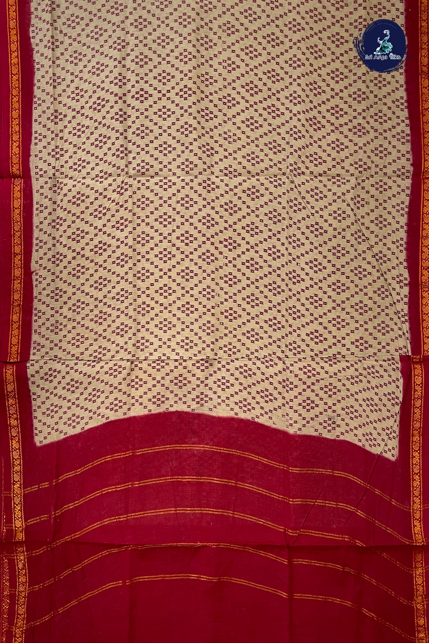Pastel Shade 10.5 Yards Madisar Saree With Printed Pattern