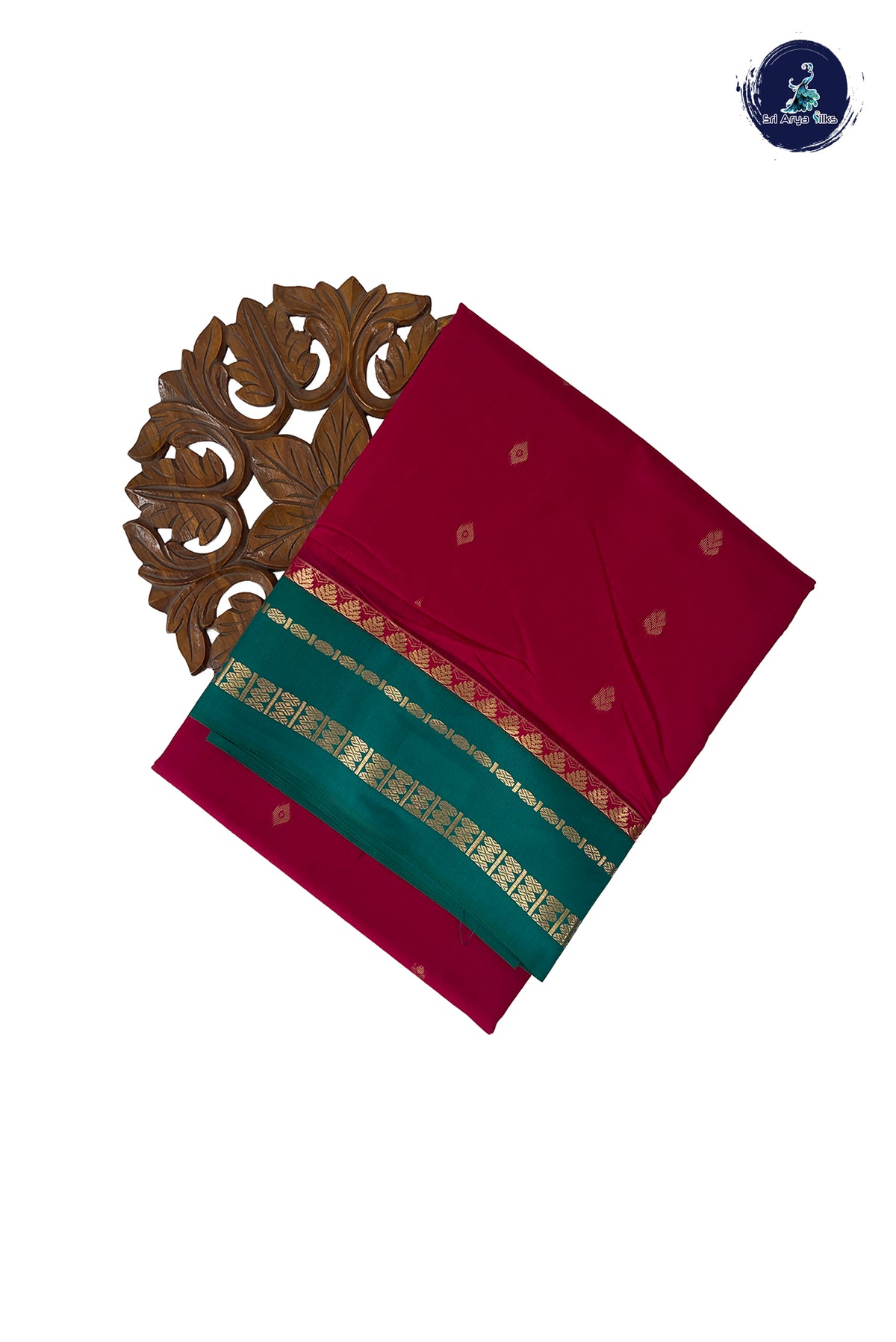 Pink Madisar Semi Silk Cotton Saree With Zari Buttas Pattern