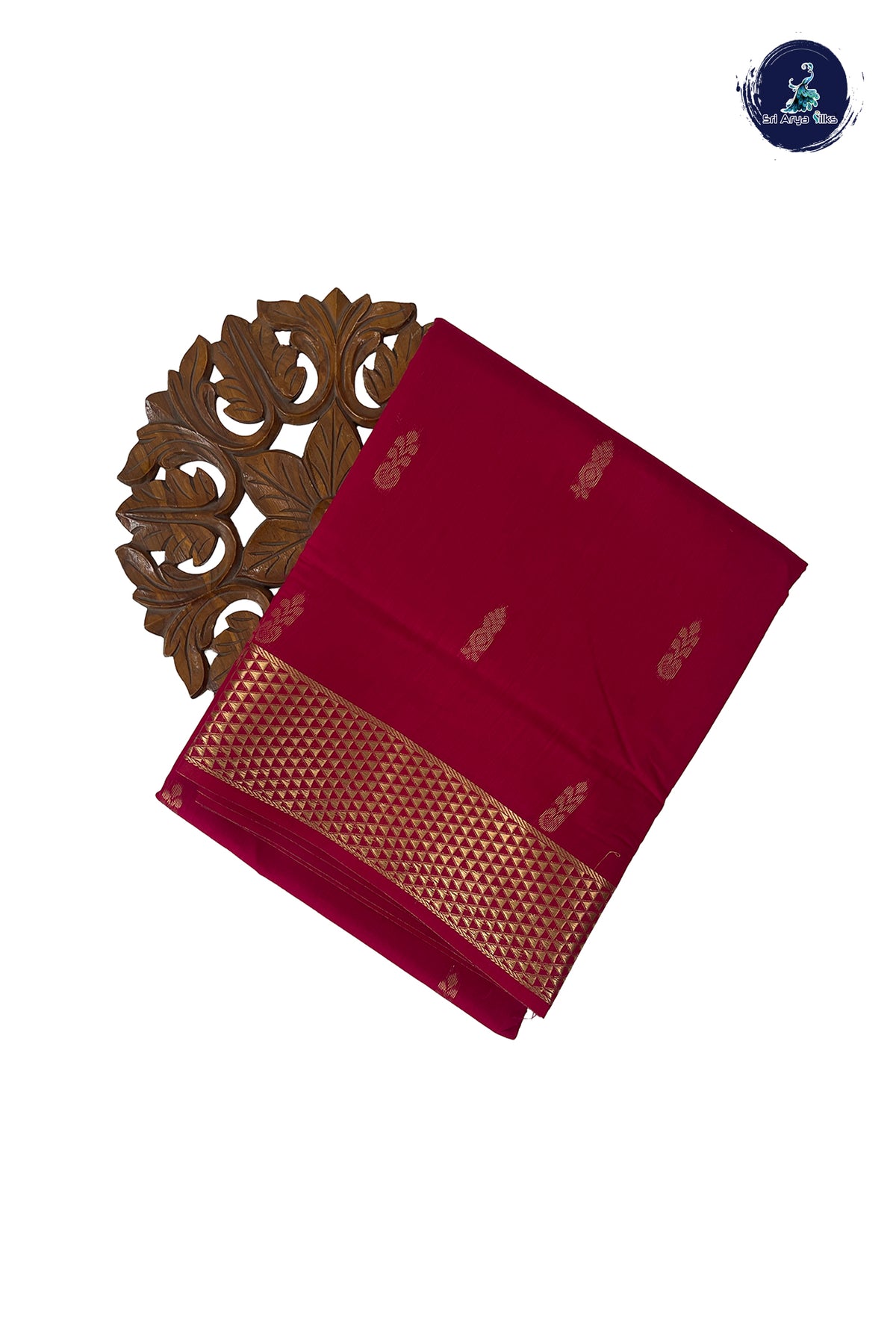 Pink Madisar Semi Silk Cotton Saree With Zari Buttas Pattern