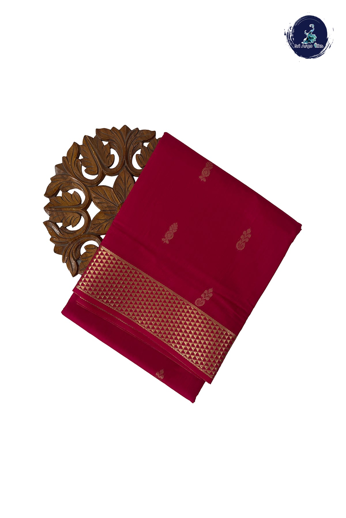 Pink Madisar Semi Silk Cotton Saree With Zari Buttas Pattern