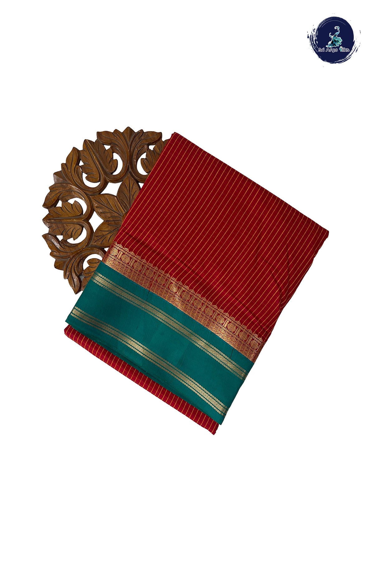 Dark Pink Madisar Semi Silk Cotton Saree With Checked Pattern
