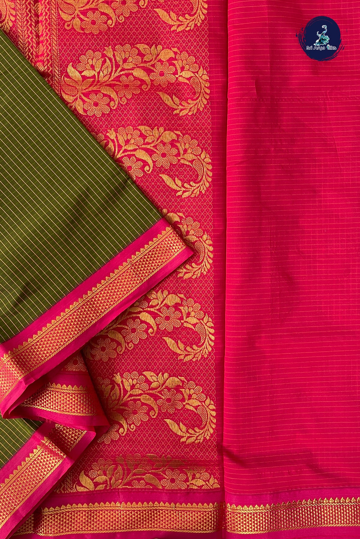 Manthulir Madisar Semi Silk Saree With Checked Pattern