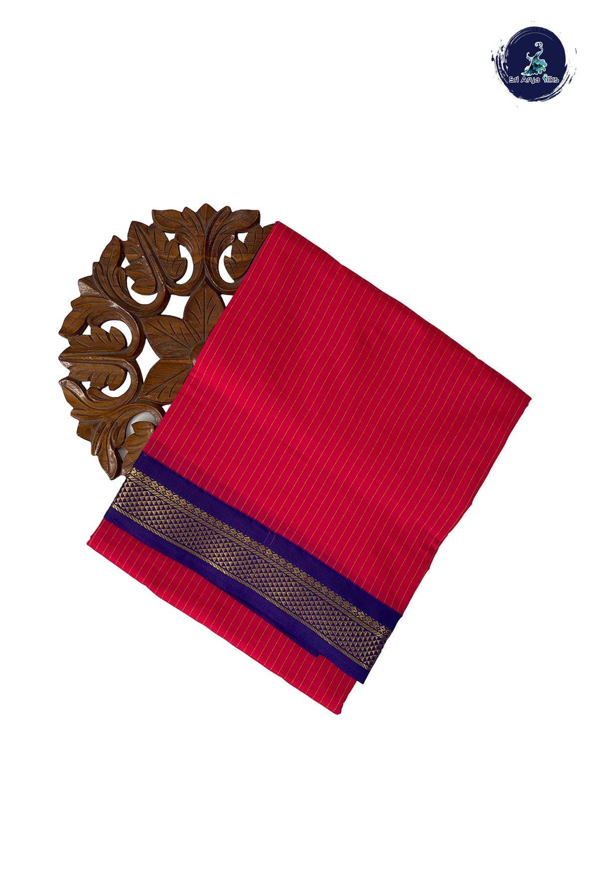 Pink Madisar Semi Silk Saree With Checked Pattern