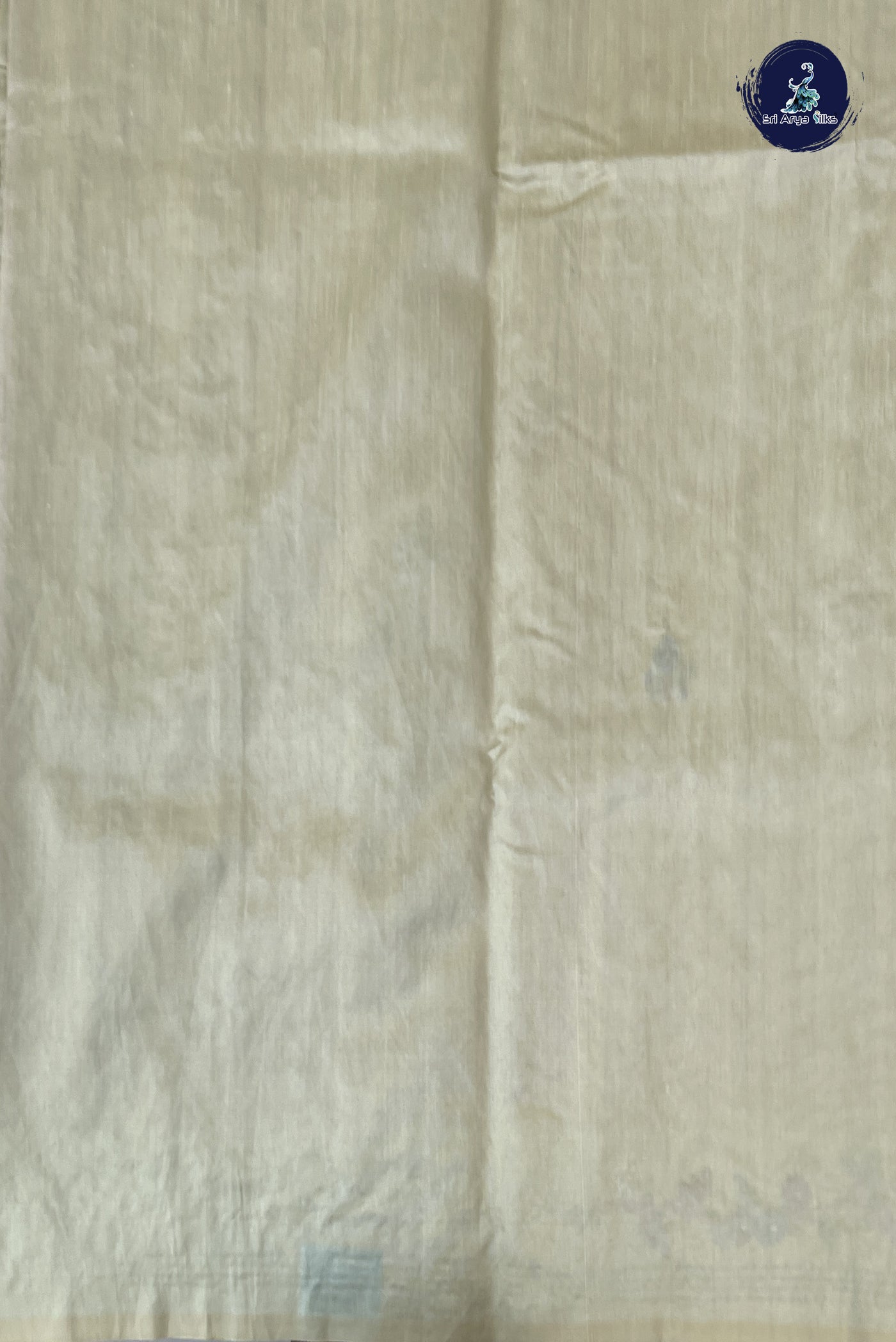 Beige Tussar Saree With Embroidery Pattern