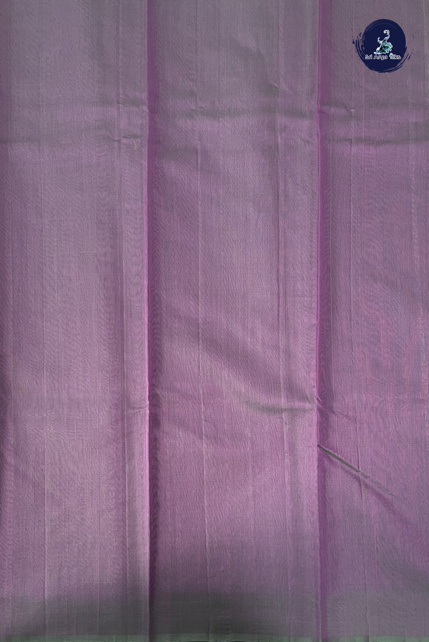 Violet Kora Sico Silk Cotton With Stripes Pattern