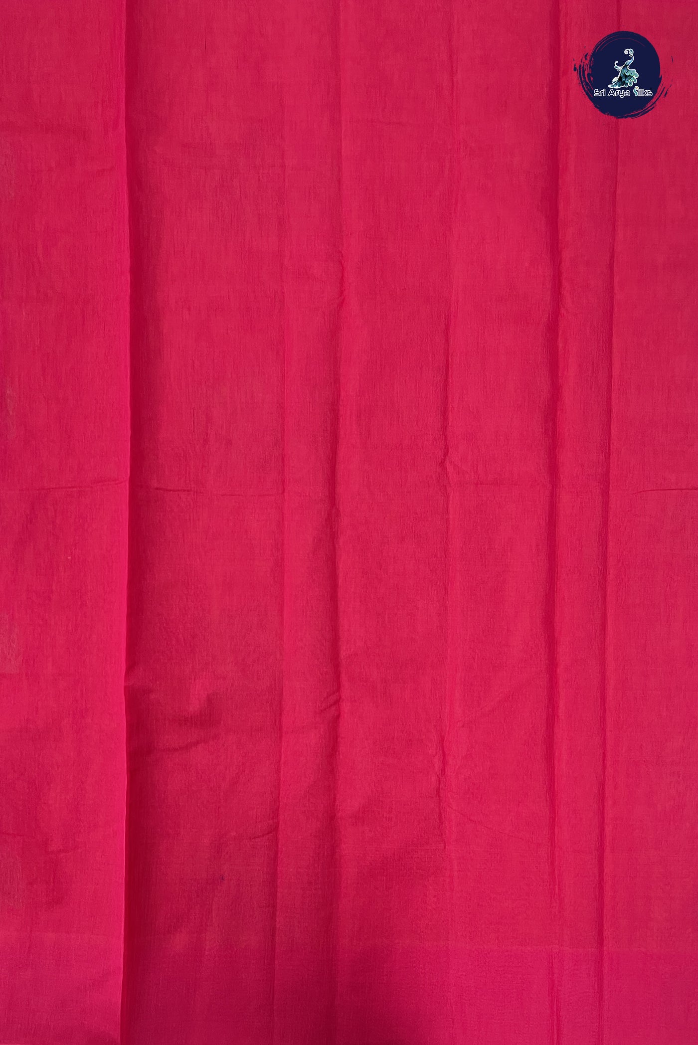 Orangish Pink Kora Sico Silk Cotton With Zari Buttas Pattern