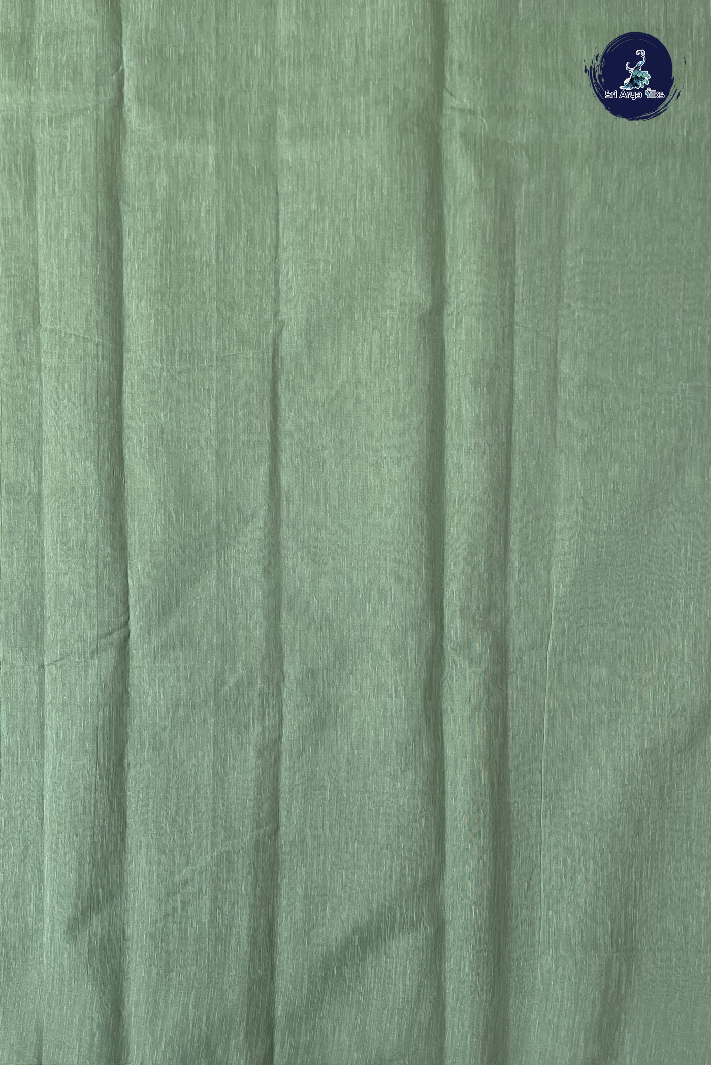 Pastel Green Kora Sico Silk Cotton With Zari Buttas Pattern