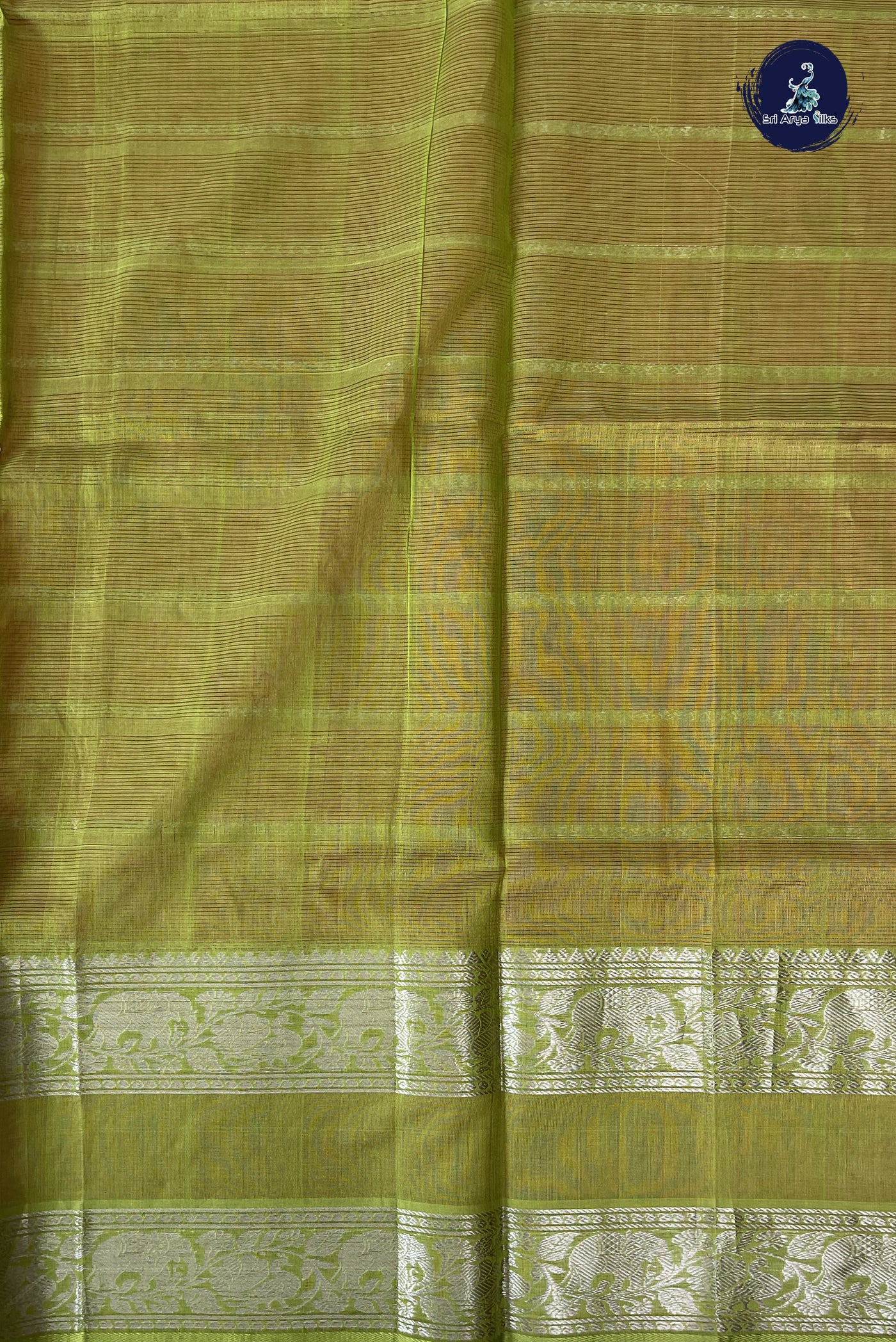 Pink Mangalgiri Silk Cotton With Zari Checked Pattern