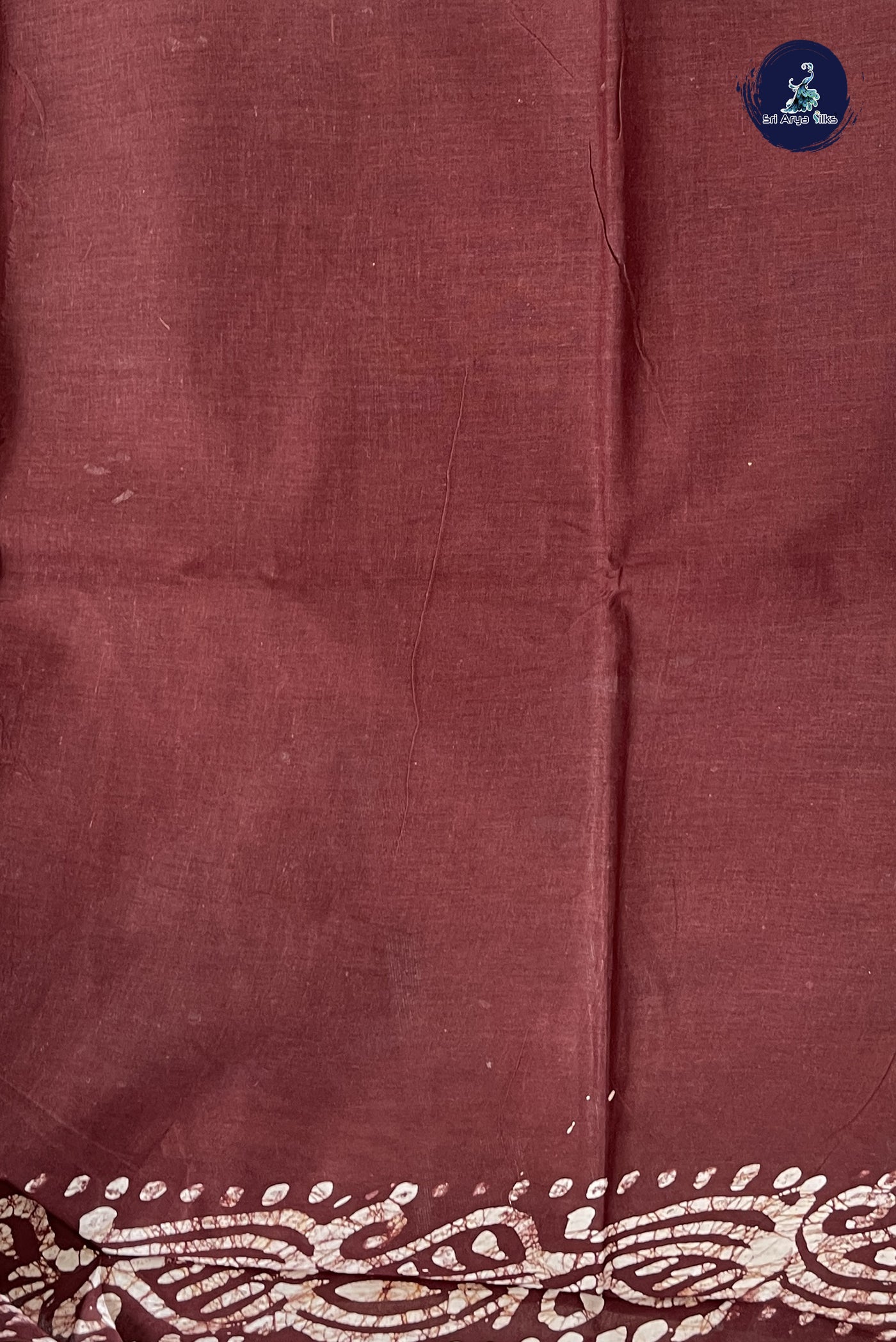 Pink cotton Saree With Printed  Pattern