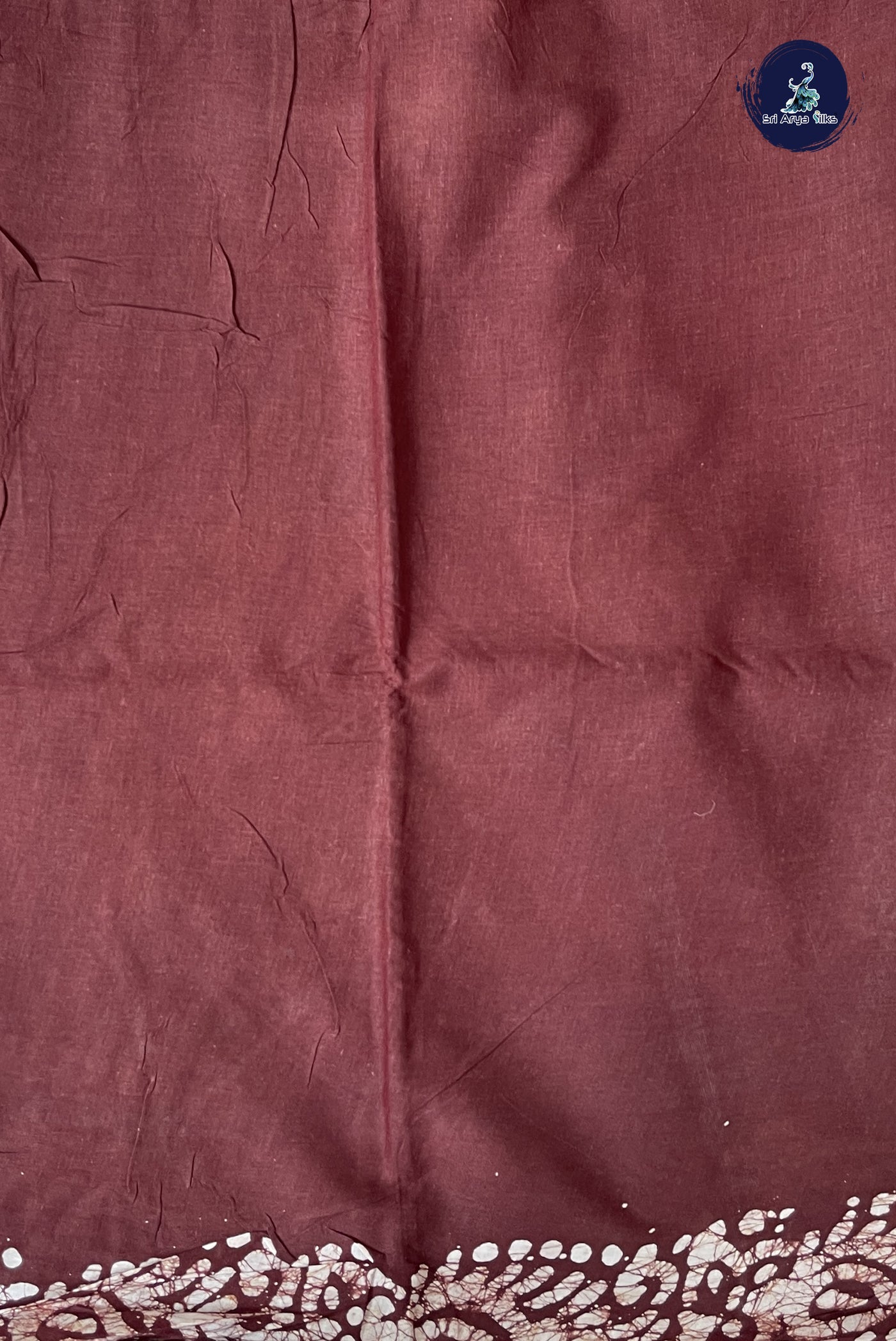 Pink cotton Saree With Printed  Pattern