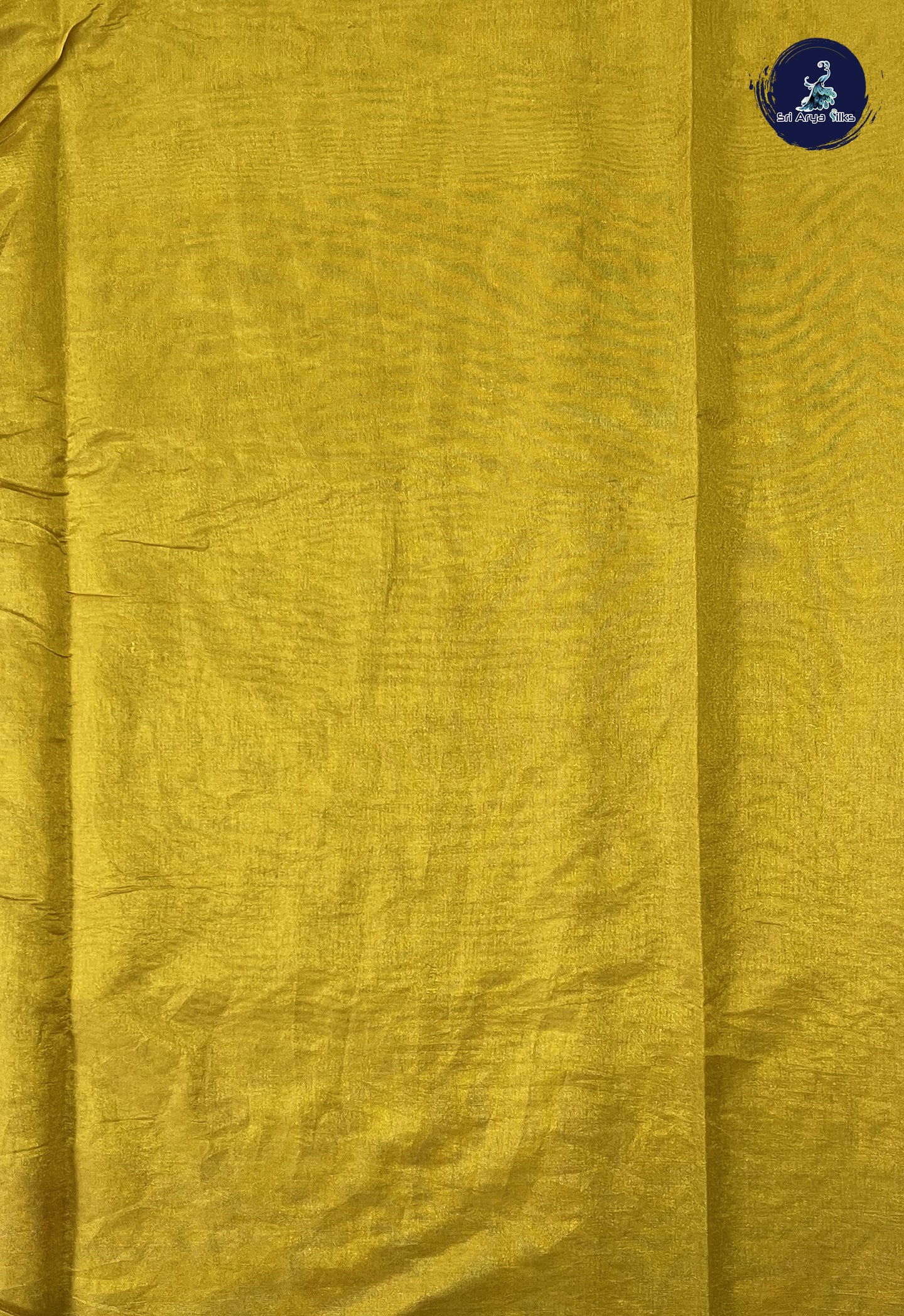 Mustard Yellow Semi Banarasi Saree With Zari Buttas Pattern