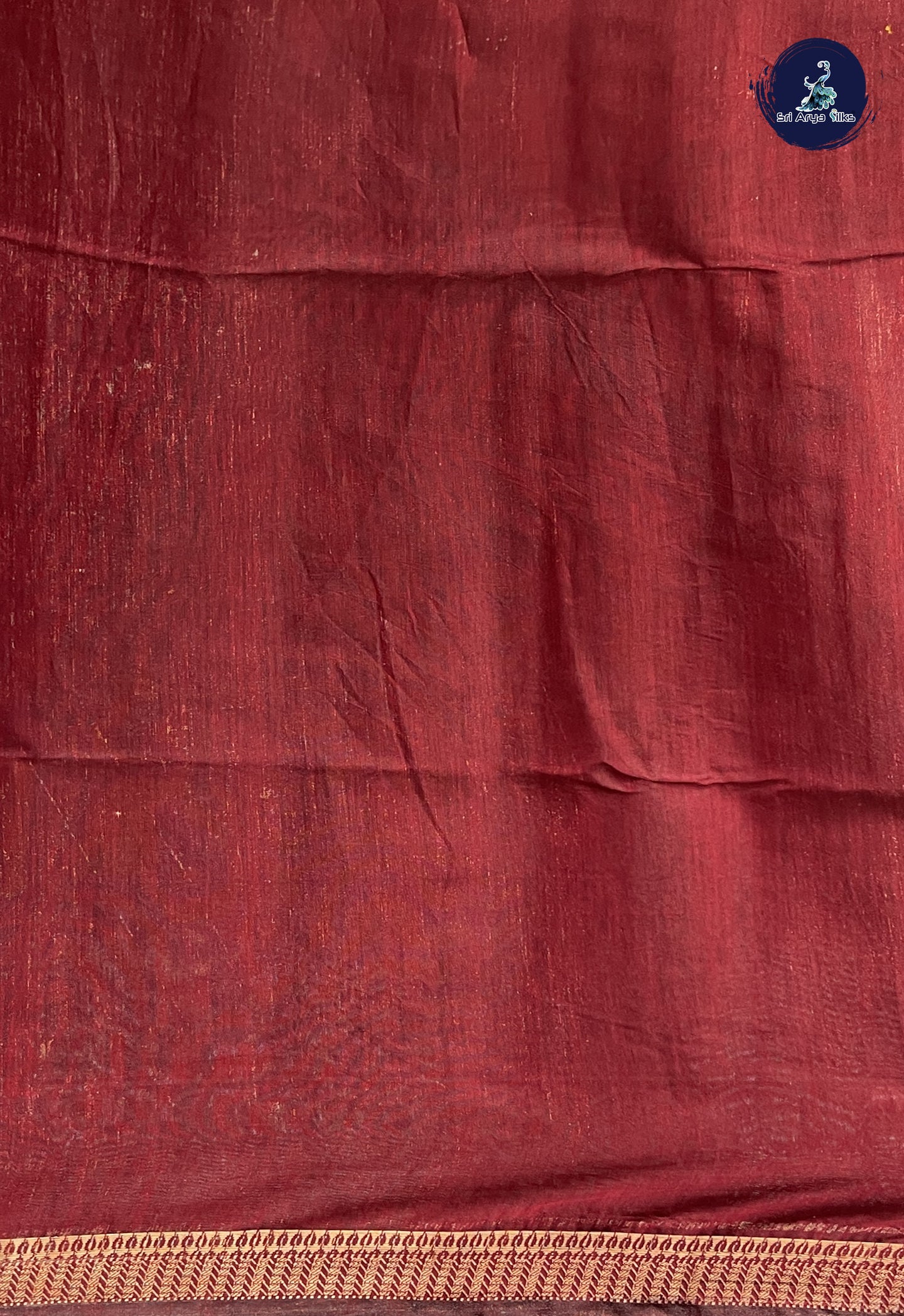 Black Semi Chanderi Saree With Printed Pattern