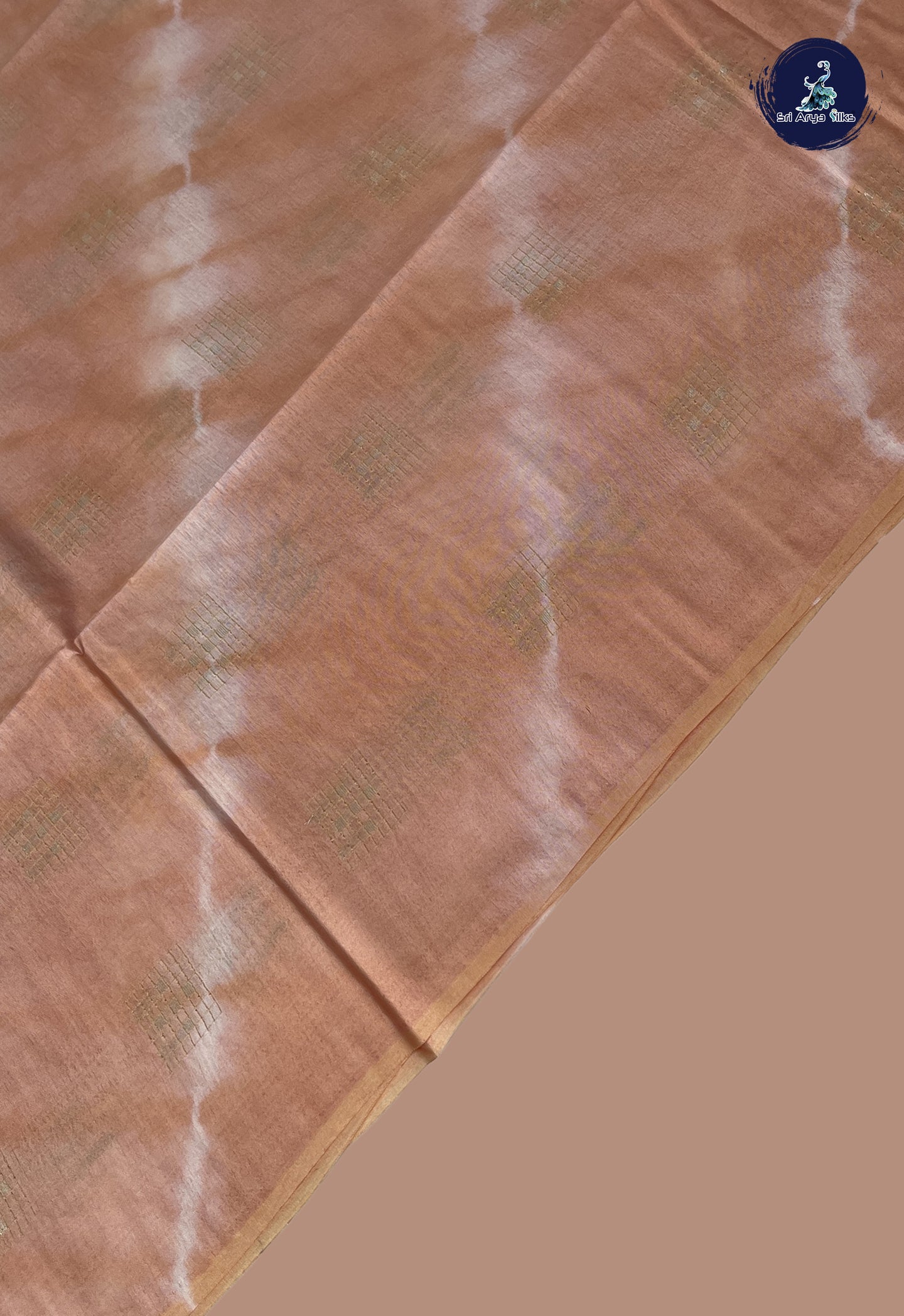 Pastel Shade Baswada Saree With Shibori Print Pattern